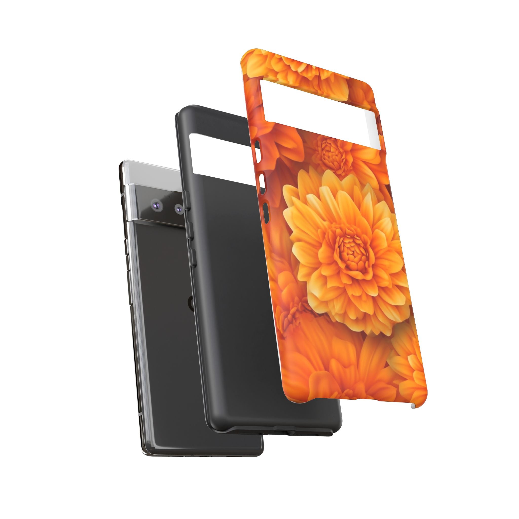 Vibrant Orange Dahlia Google Google Pixel Case (All Models)