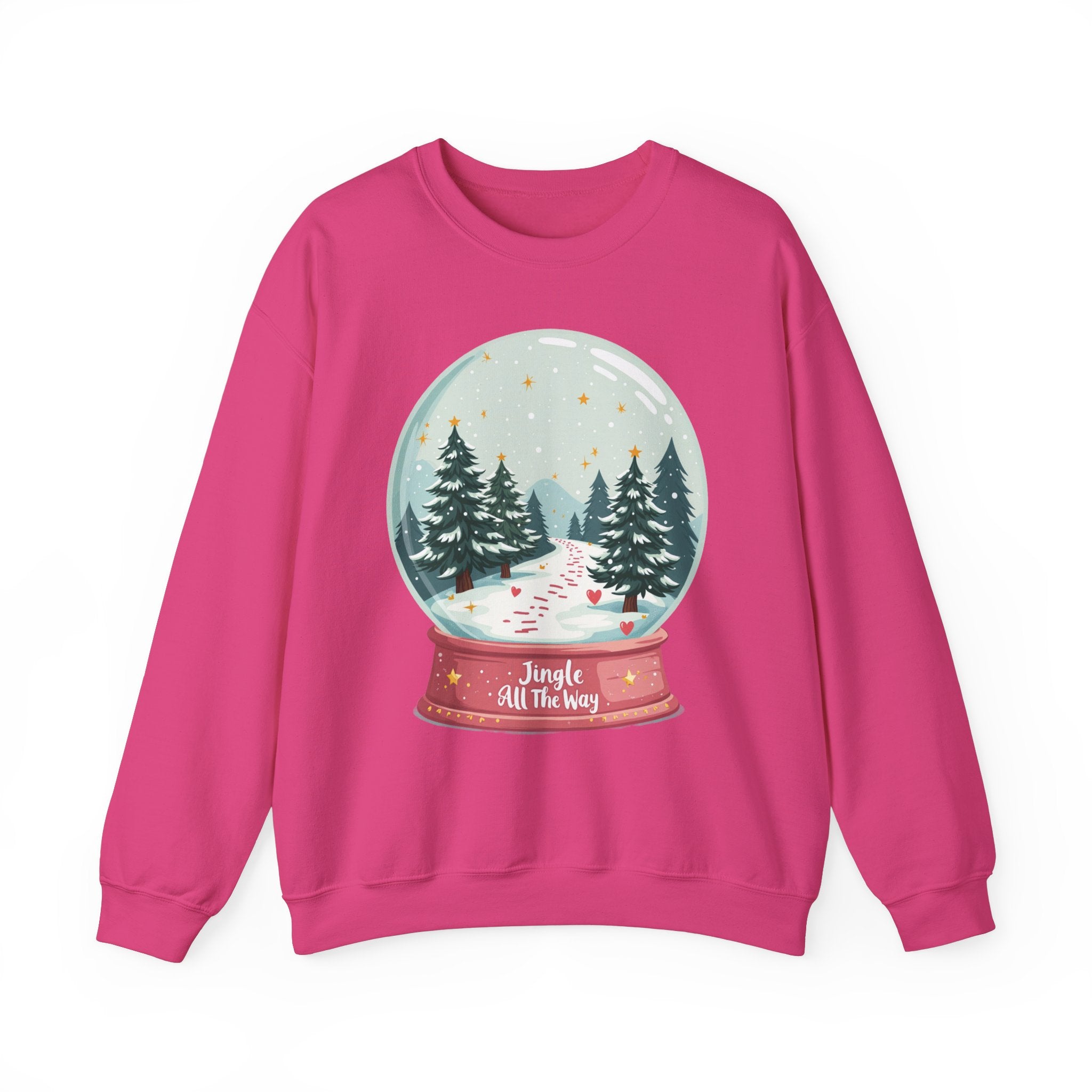 Jingle All the Way Snow Globe Xmas Sweatshirt