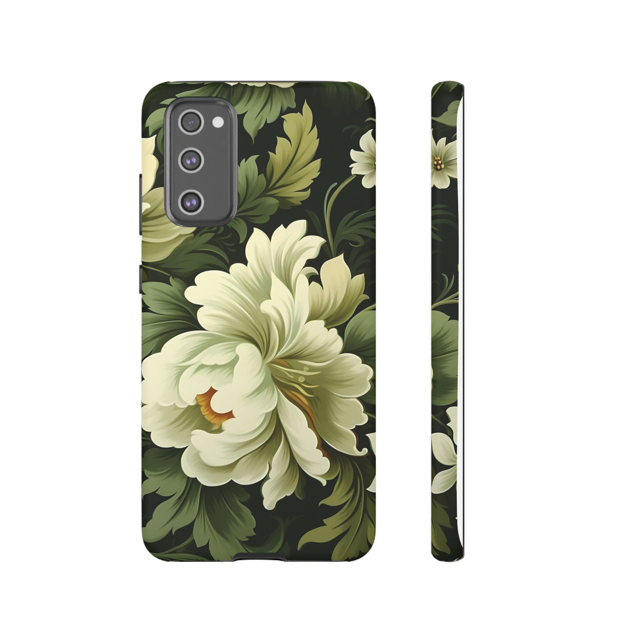 Opulent Floral Samsung Case - Dark Green