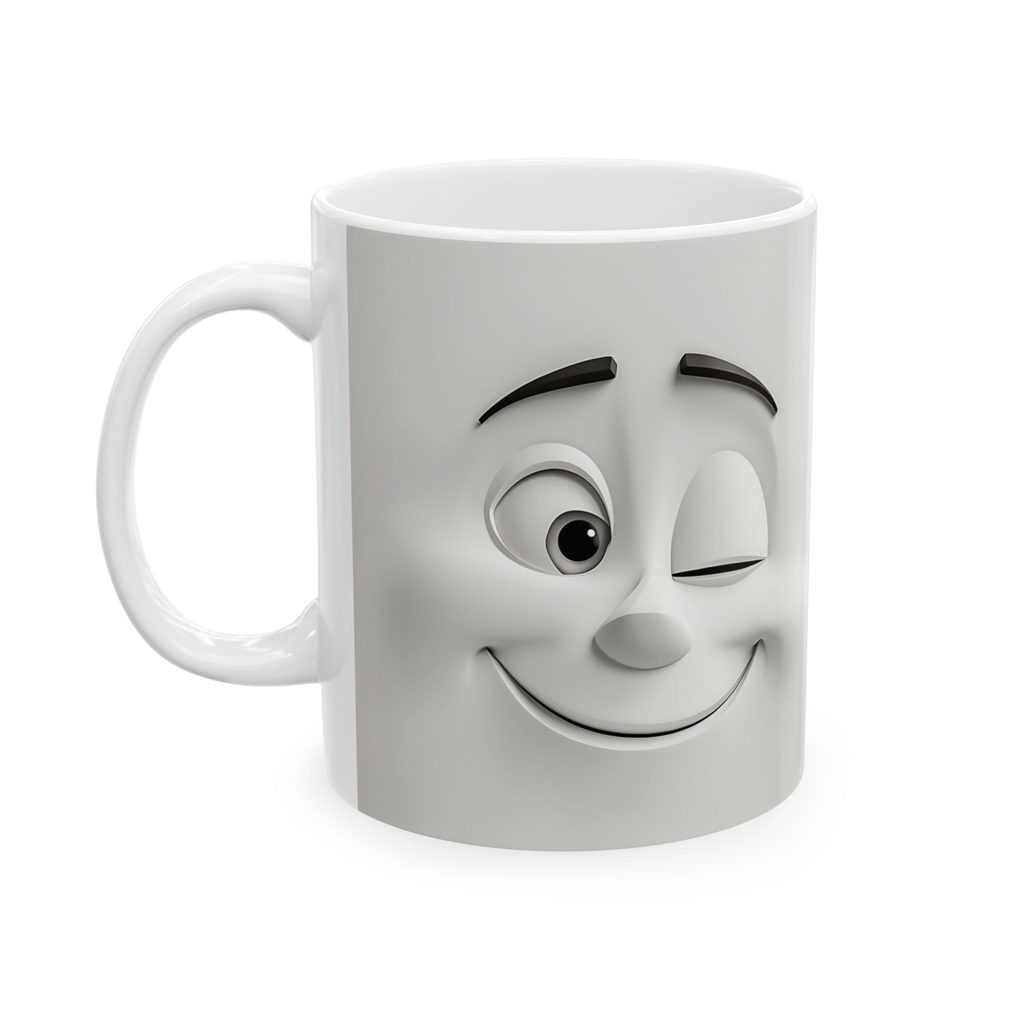 Winking Faces 3D Mug - Cute Cartoon Mug