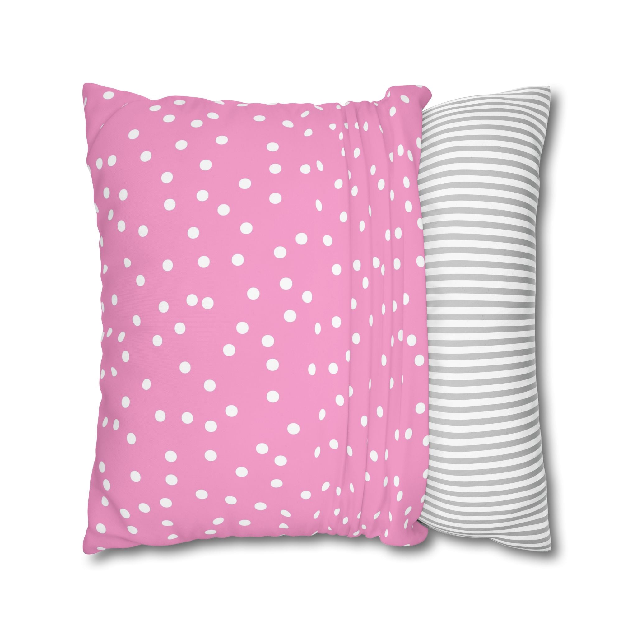 Pink Polka Dot Pillowcase - Sweet Dreams