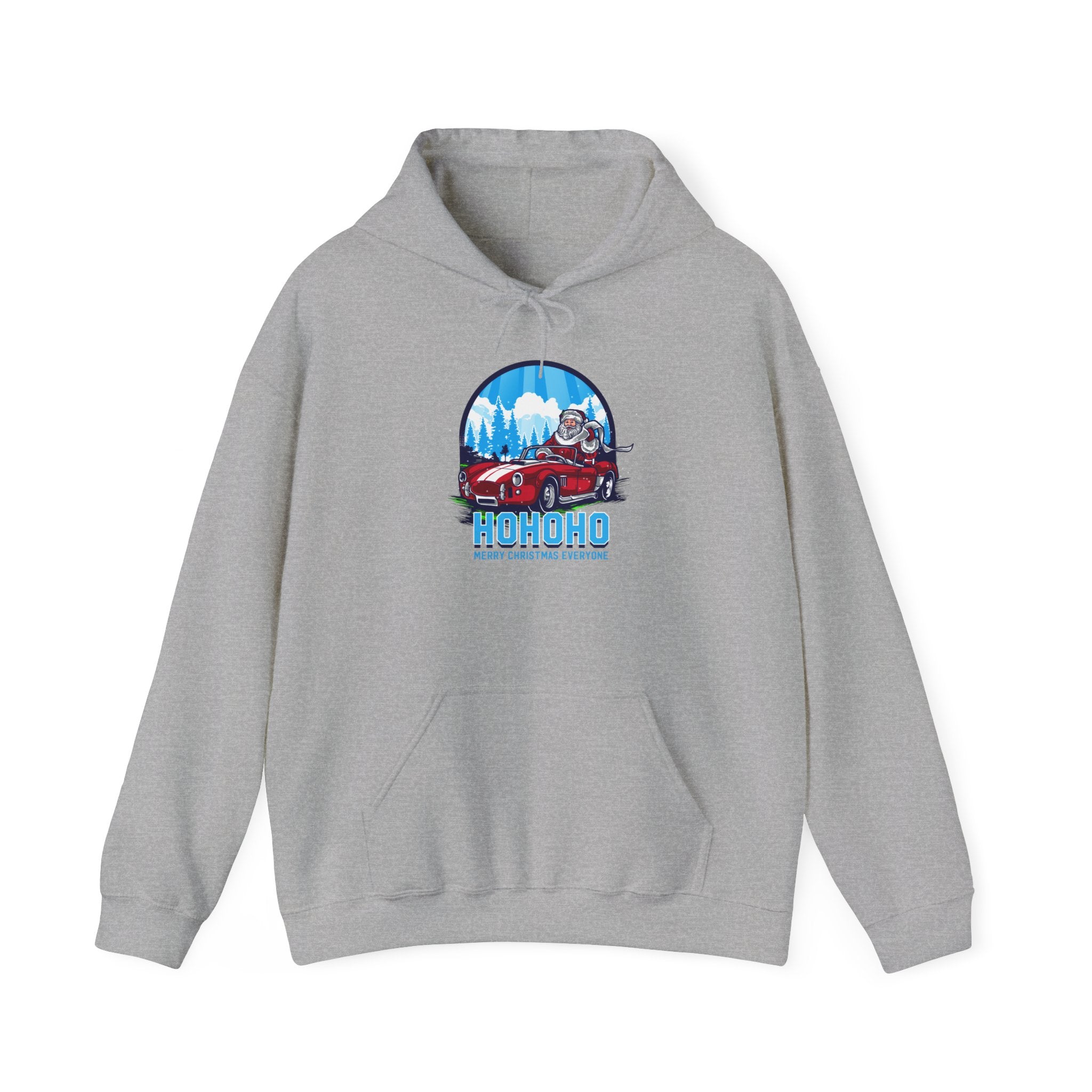 Santa's Hot Rod Christmas Hoodie