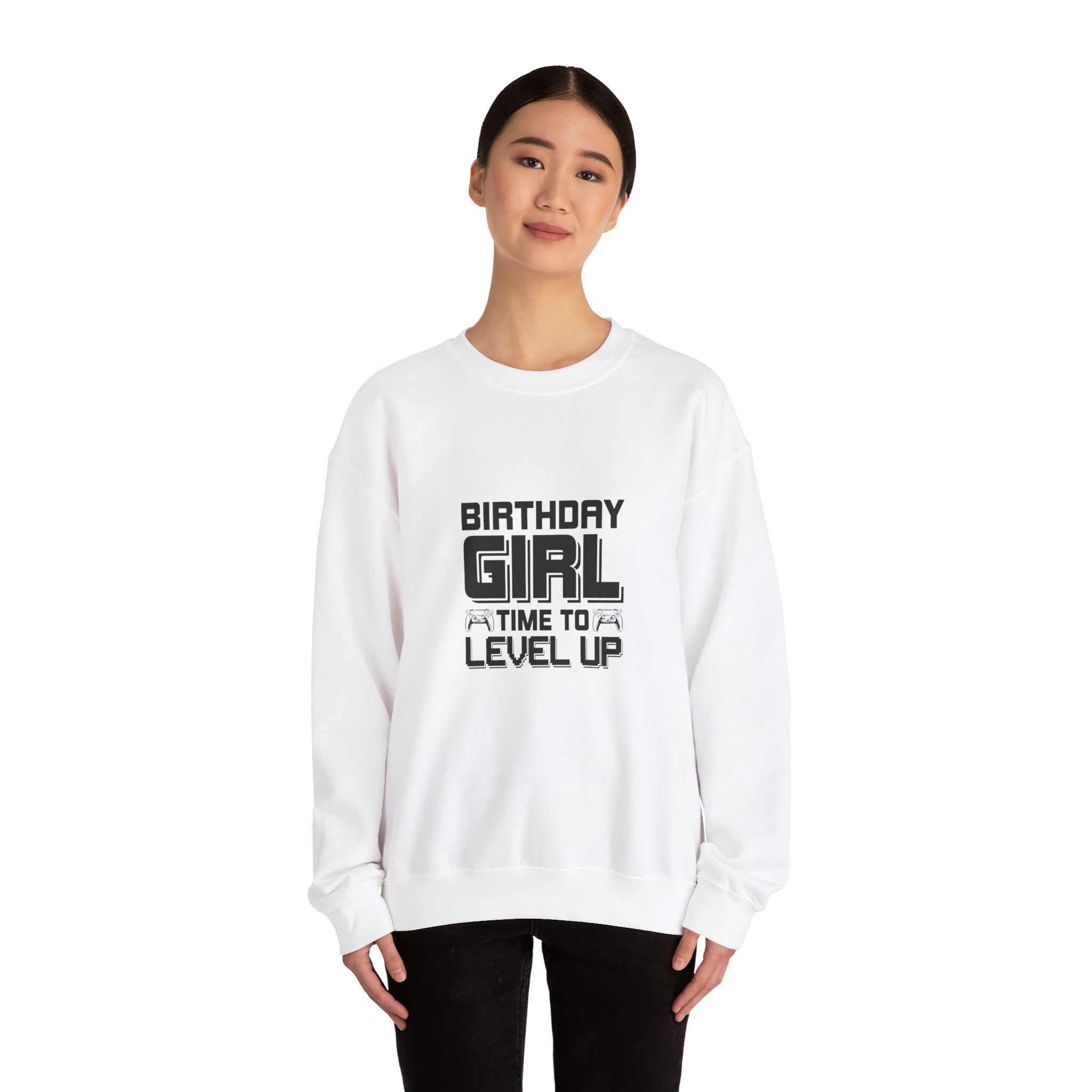 Birthday Girl Level Up Gamer Sweatshirt