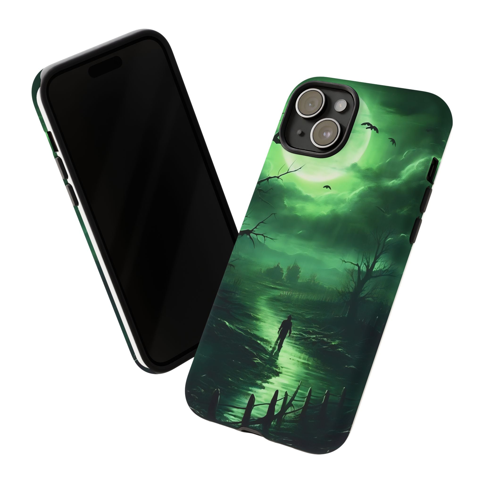 Swamp Moon Gothic iPhone Case - Hexagon Stone