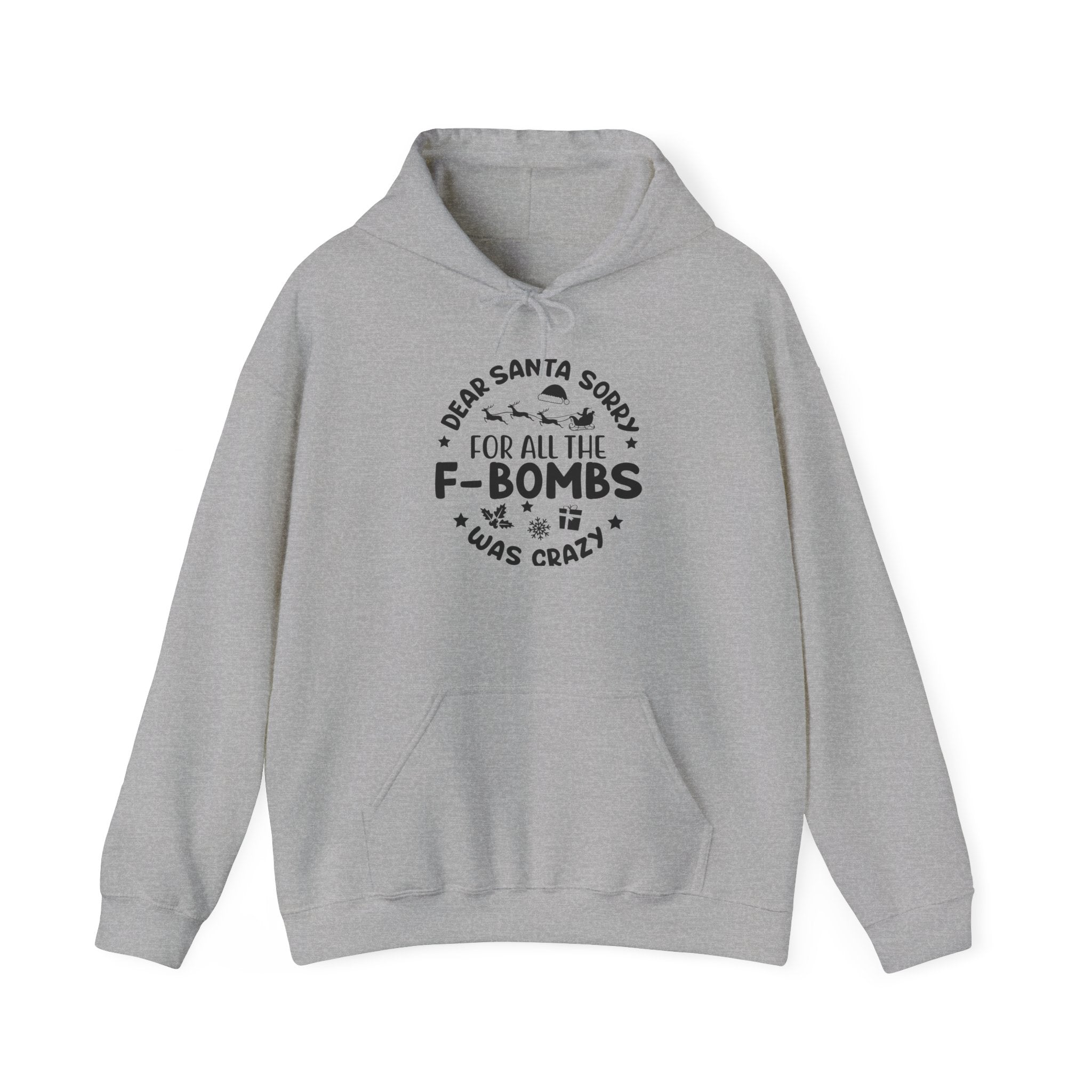 Dear Santa Sorry F-Bombs Christmas Hoodie