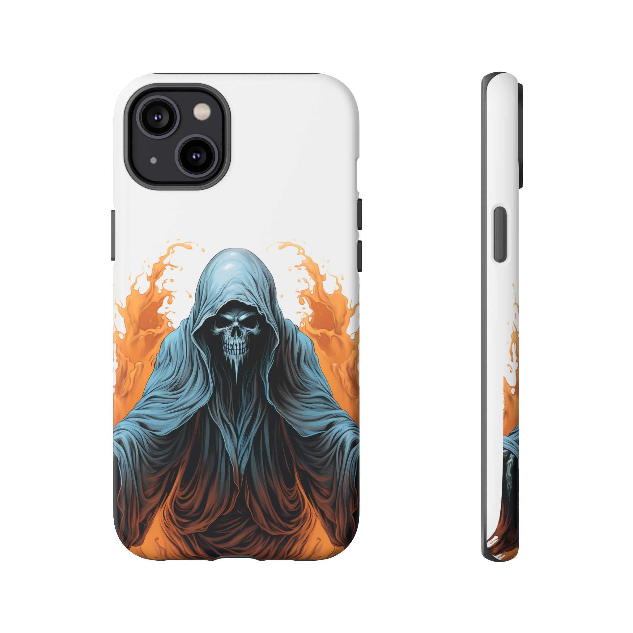 Grim Reaper Hexagon Stone iPhone Case