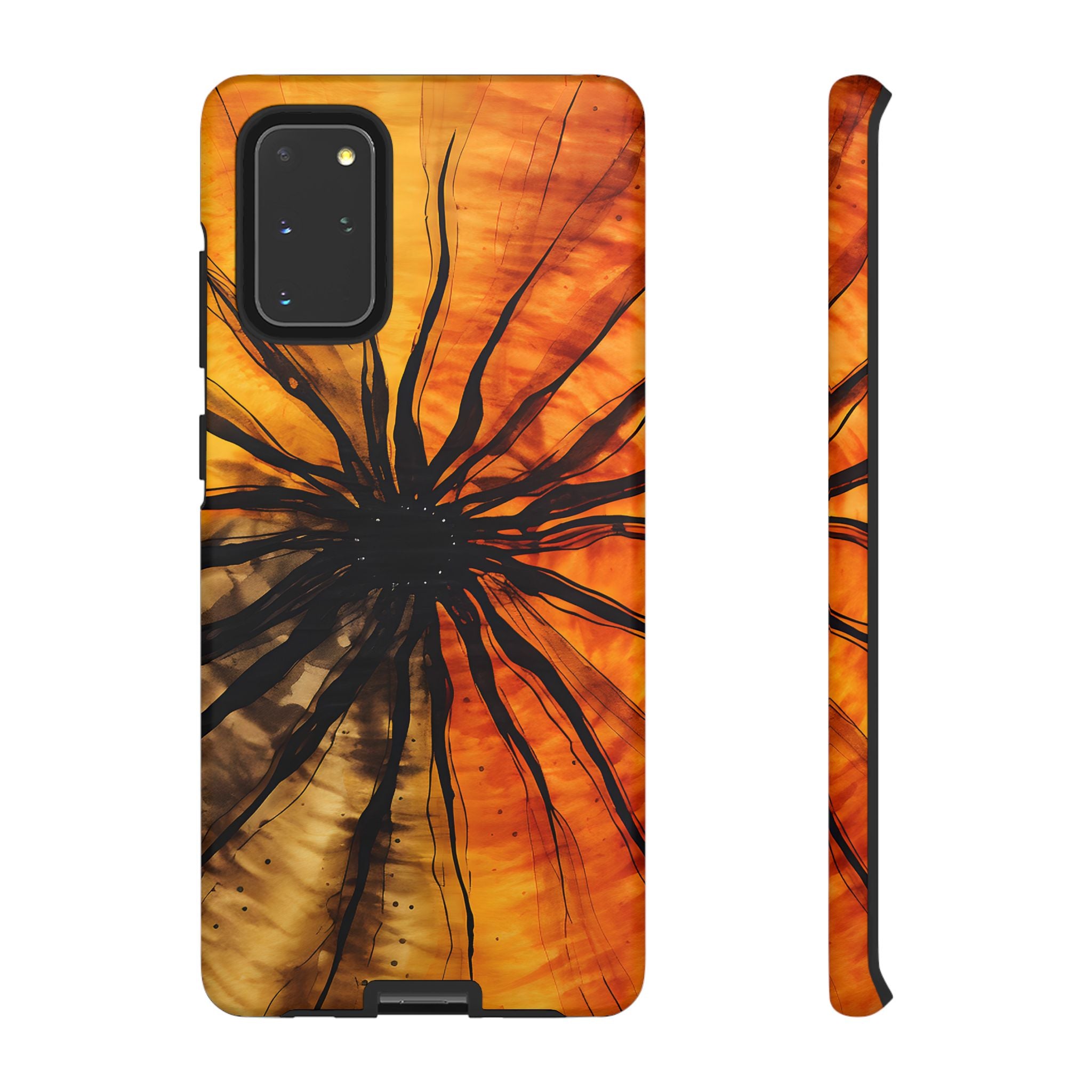 Fiery Sunburst Abstract Samsung Case