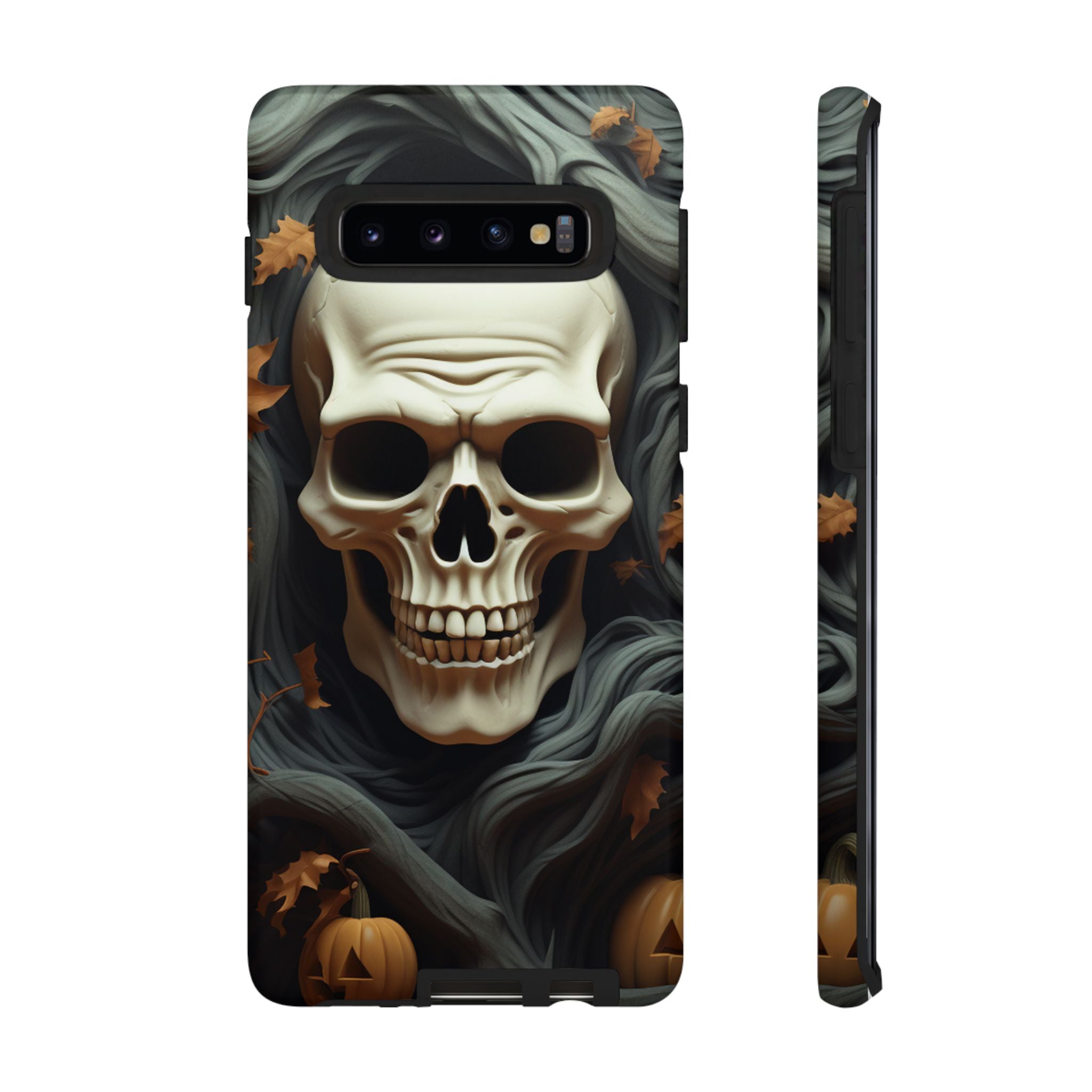 Spooky Skull Samsung Case: Halloween Edition