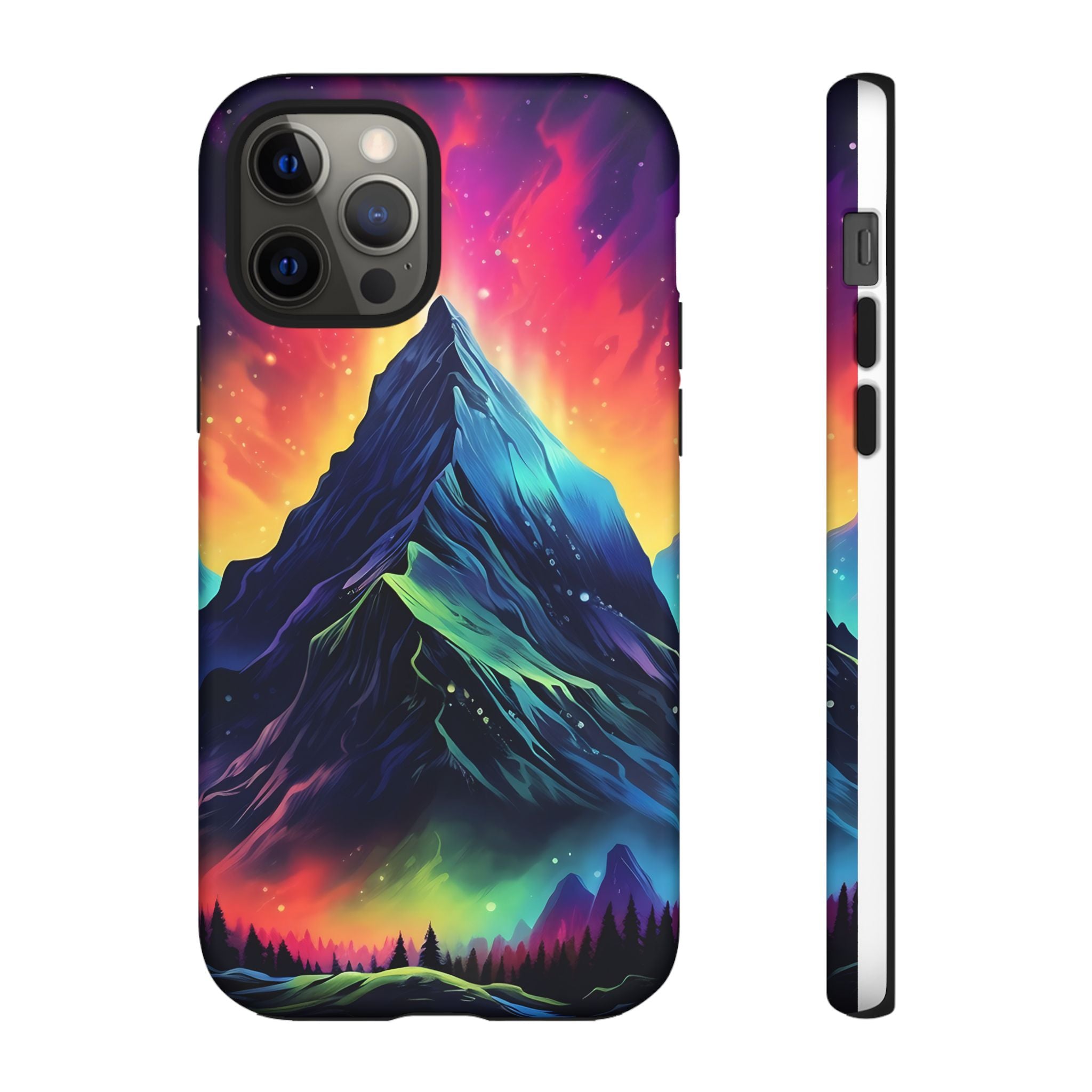 Cosmic Mountain iPhone Case - Hexagon Stone