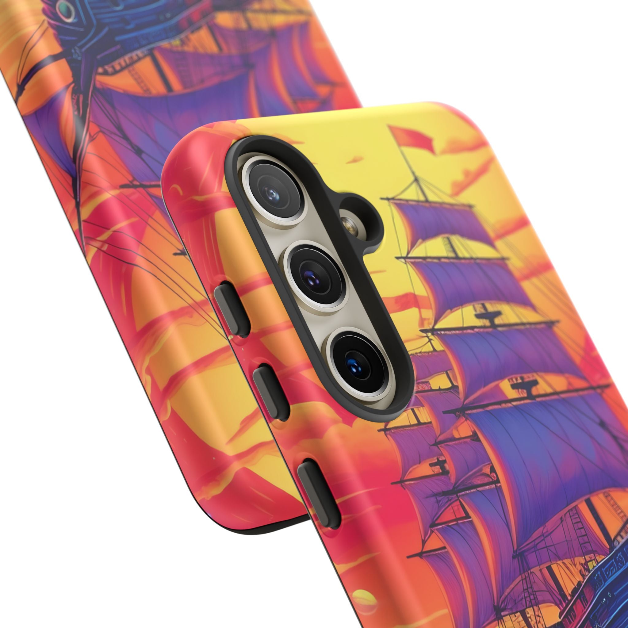 Sunset Galleon Samsung Phone Case