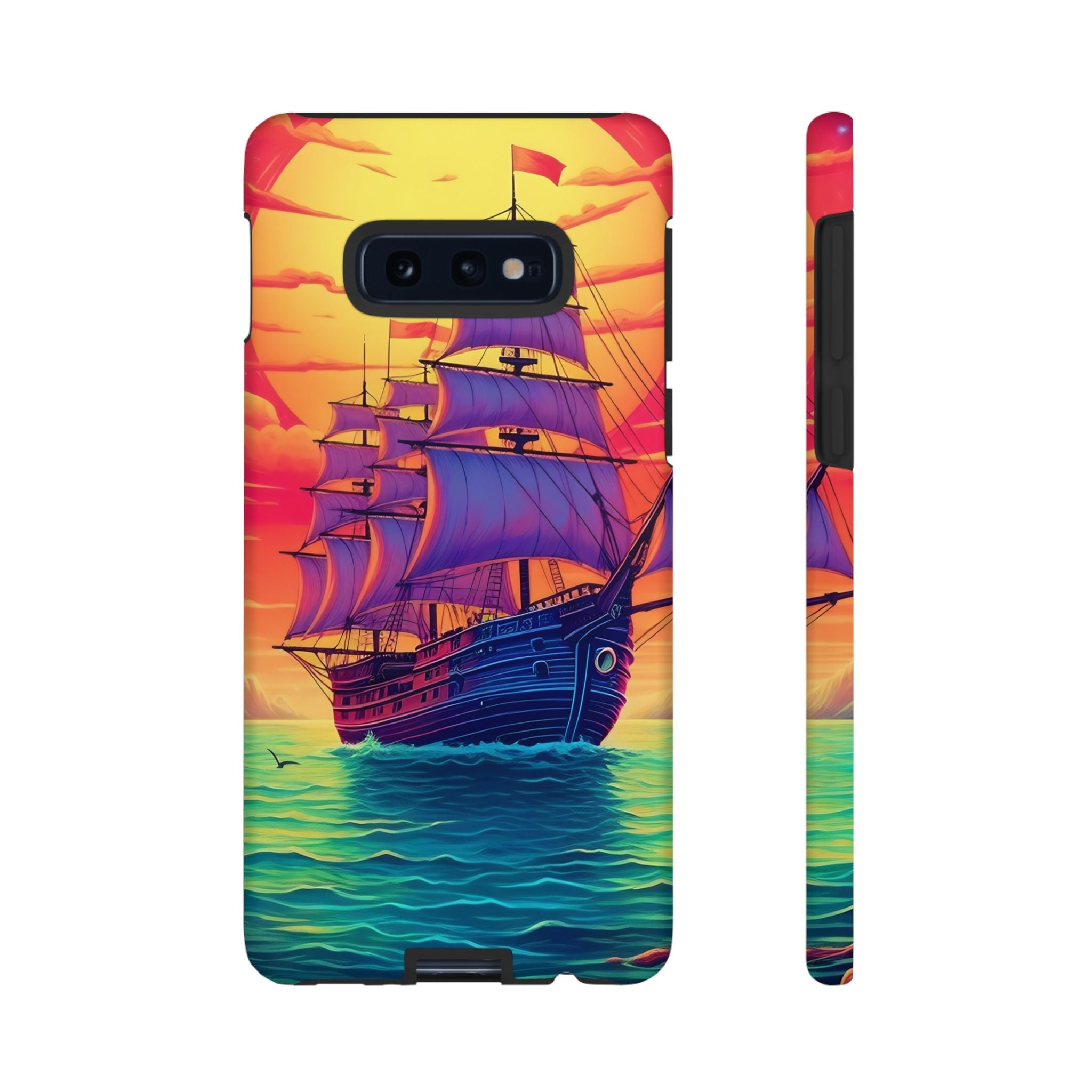 Sunset Galleon Samsung Phone Case