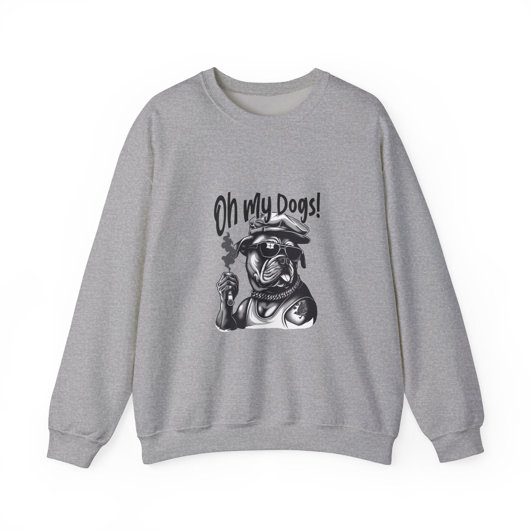 Oh My Dogs! Bulldog Gangster Sweatshirt