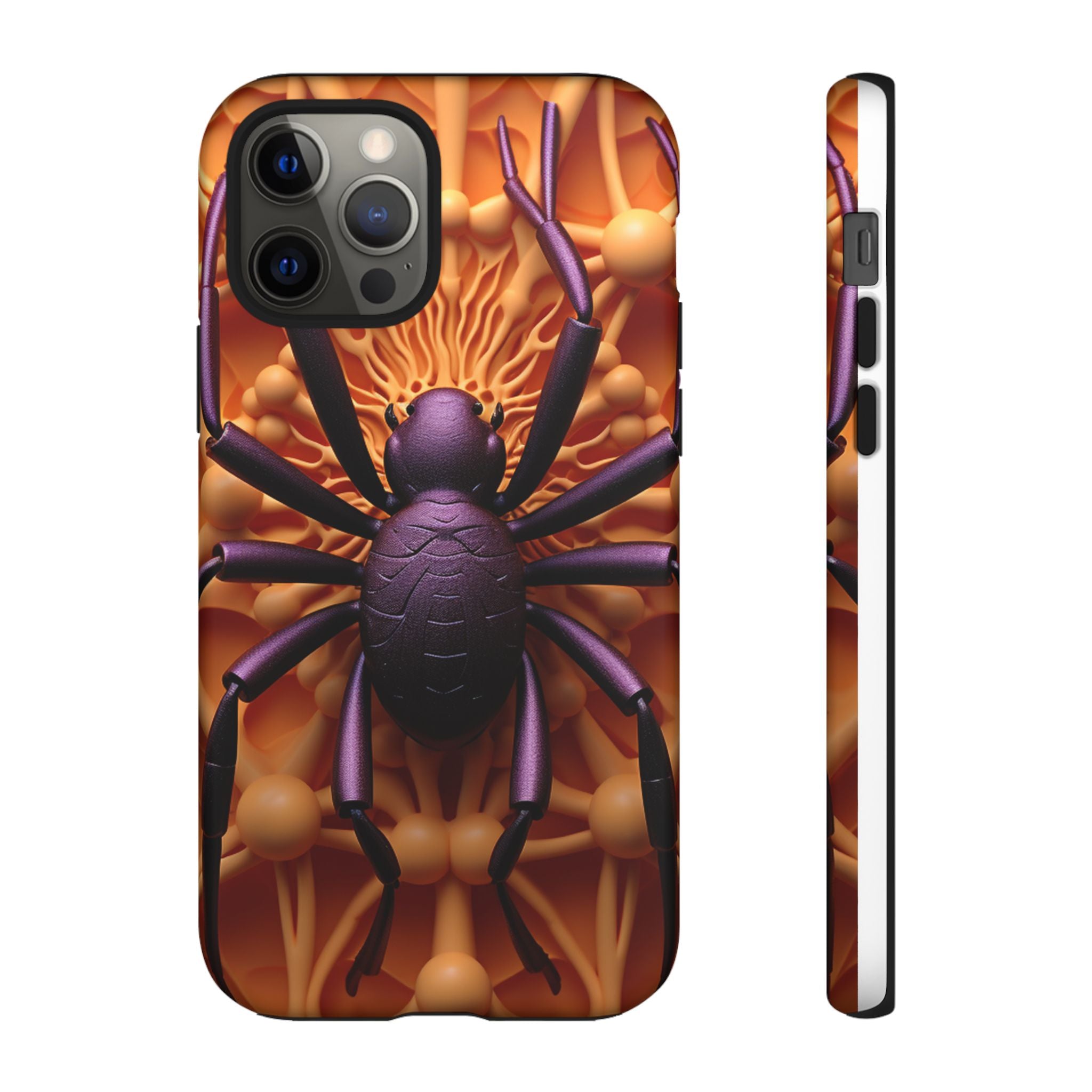 Metallic Spider Hexagon iPhone Case