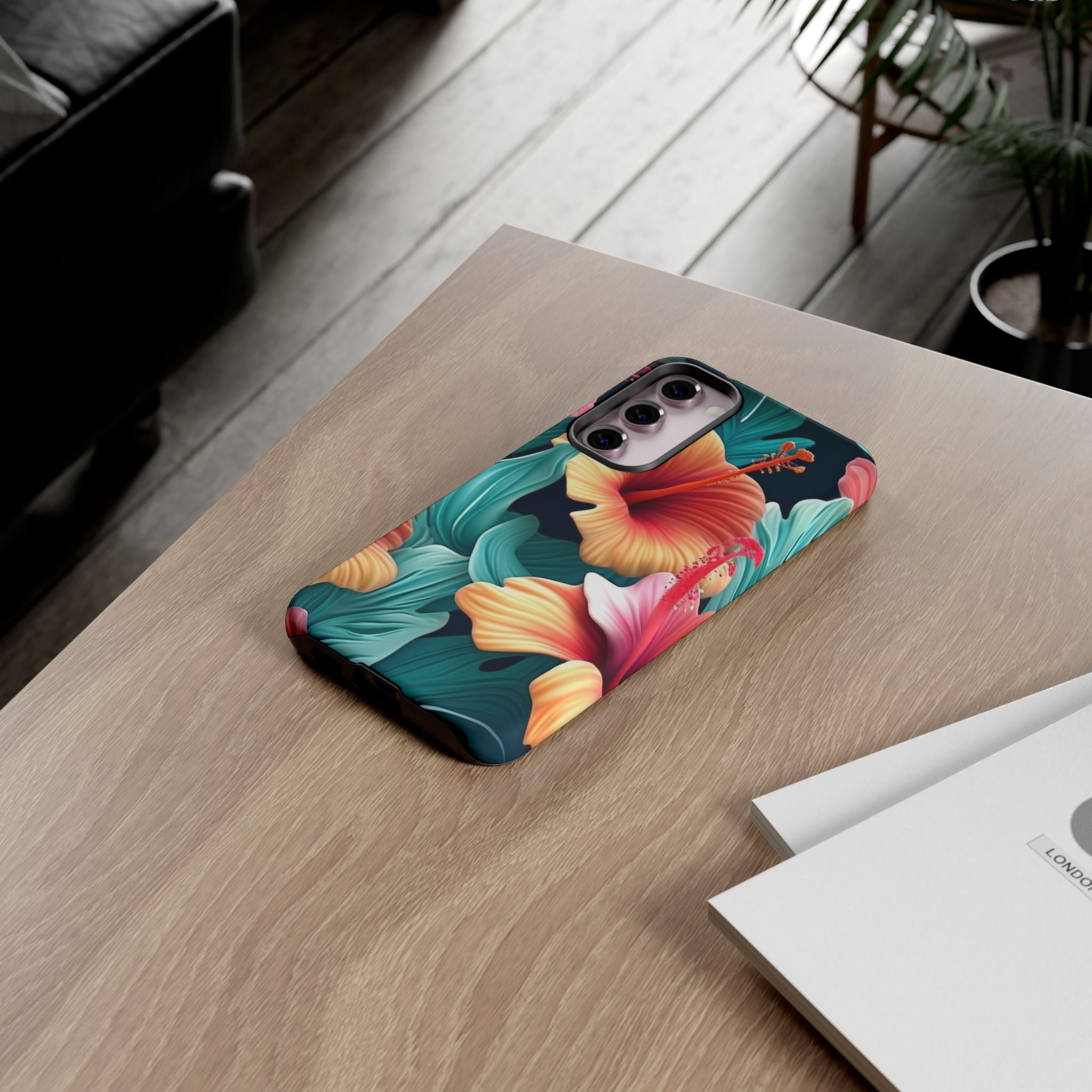 Vibrant Hibiscus Samsung Phone Case