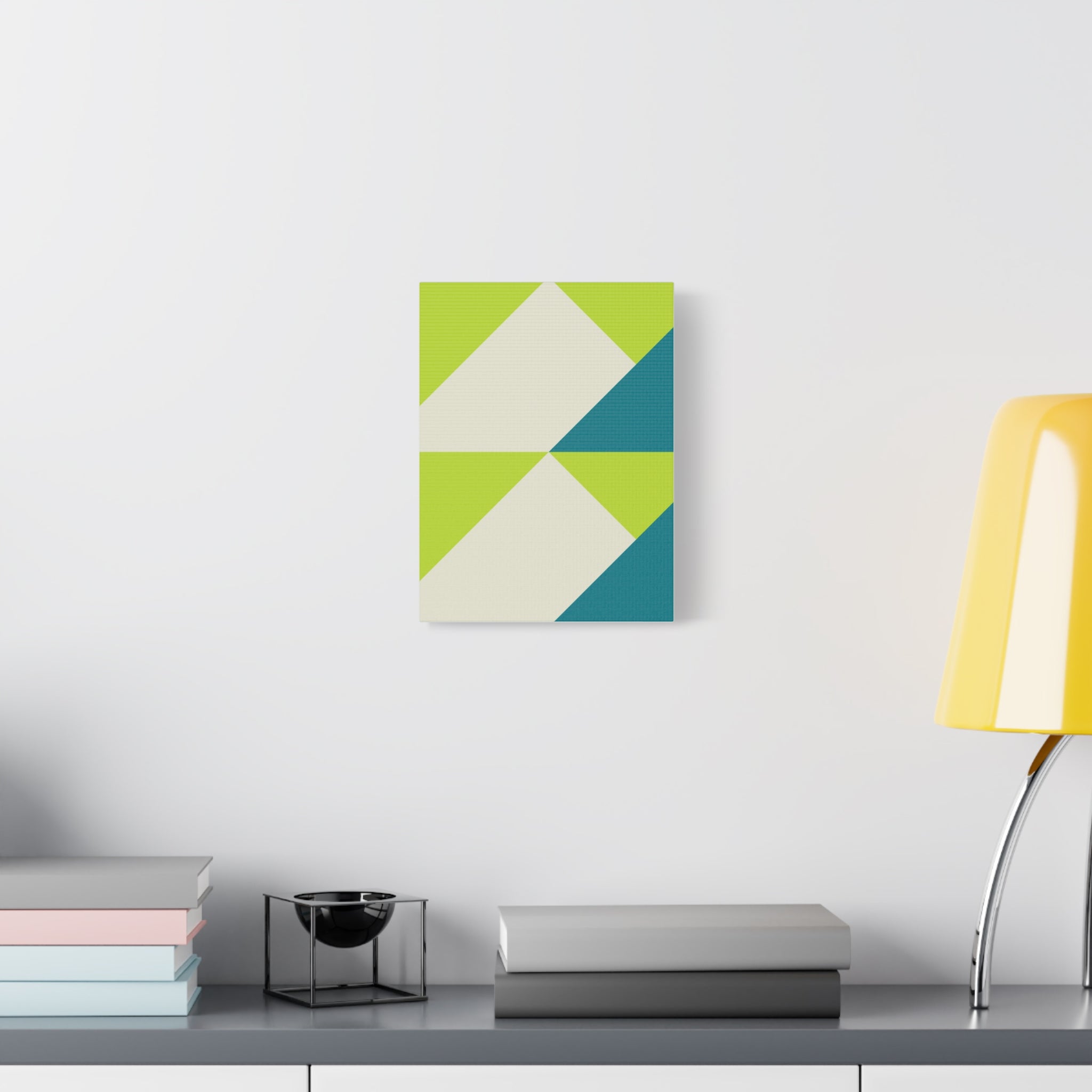 Geometric Triangle Canvas Wall Art