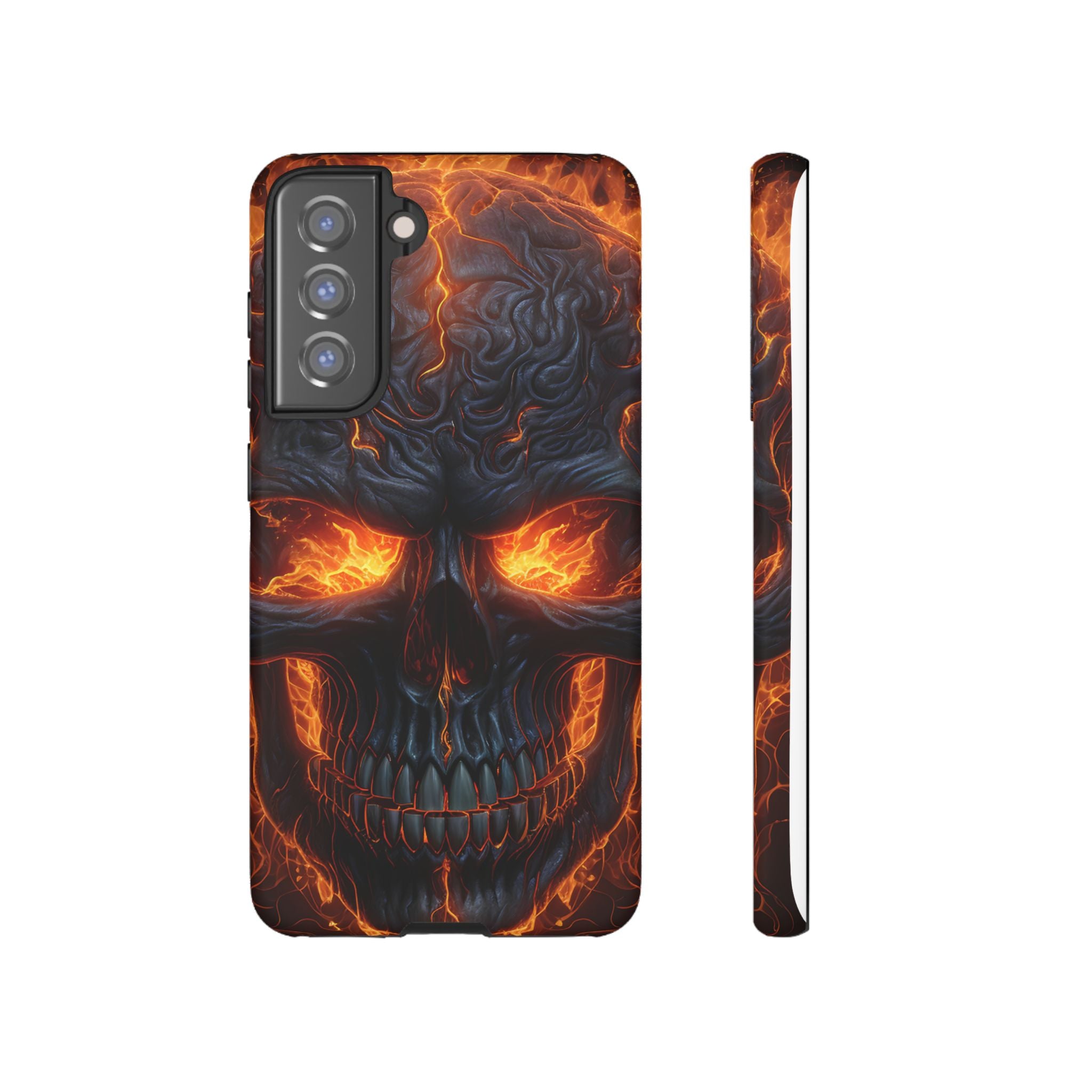 Fiery Skull Samsung Case