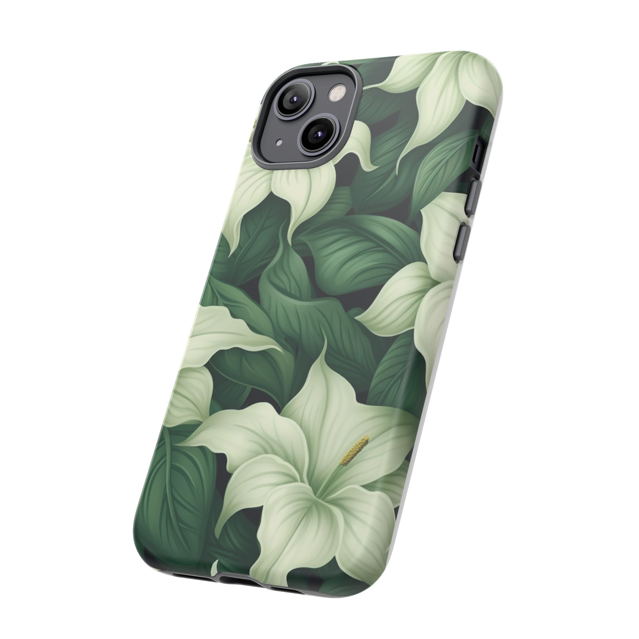 Luxurious Lily iPhone Case - Hexagon Stone