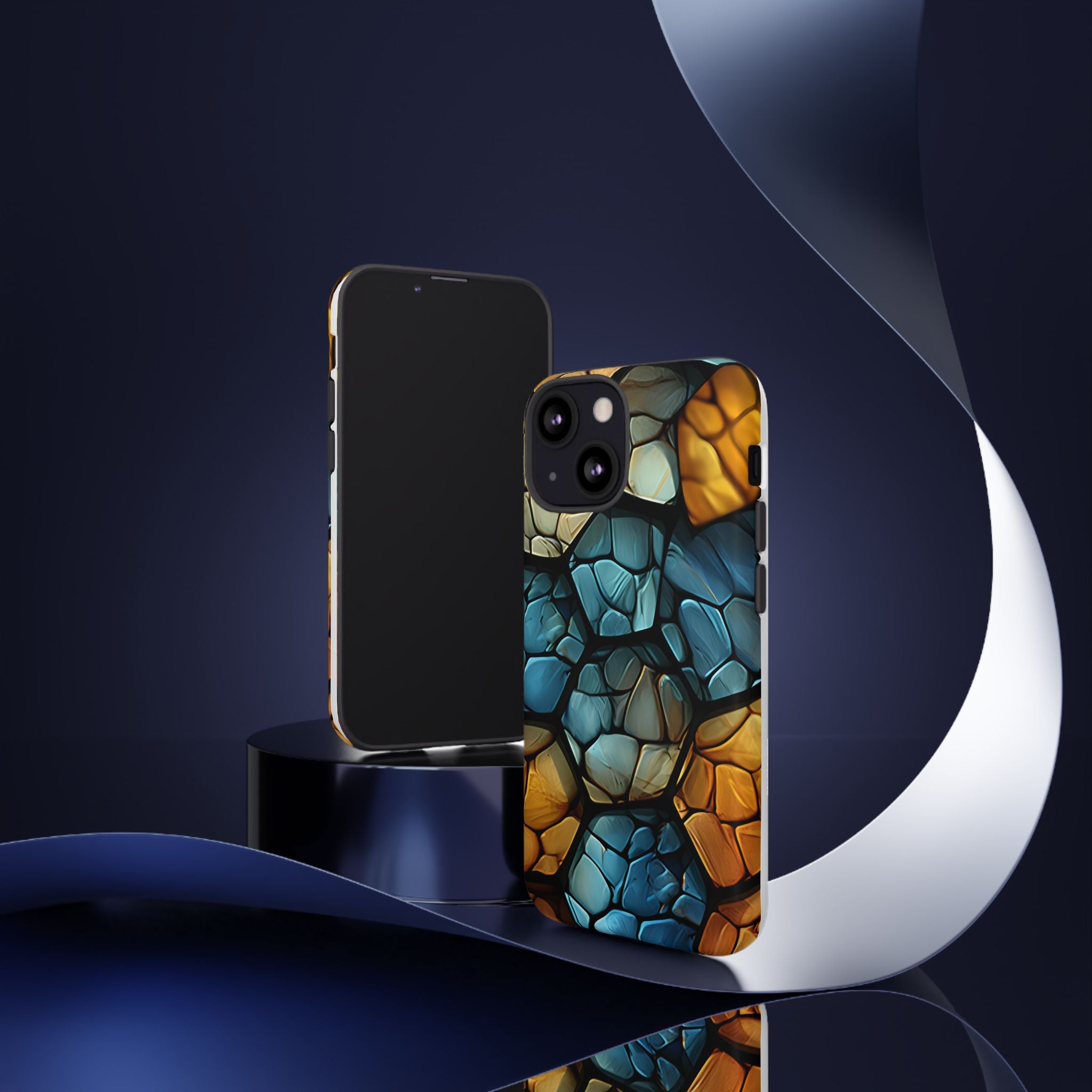 Abstract Stone Mosaic iPhone Case