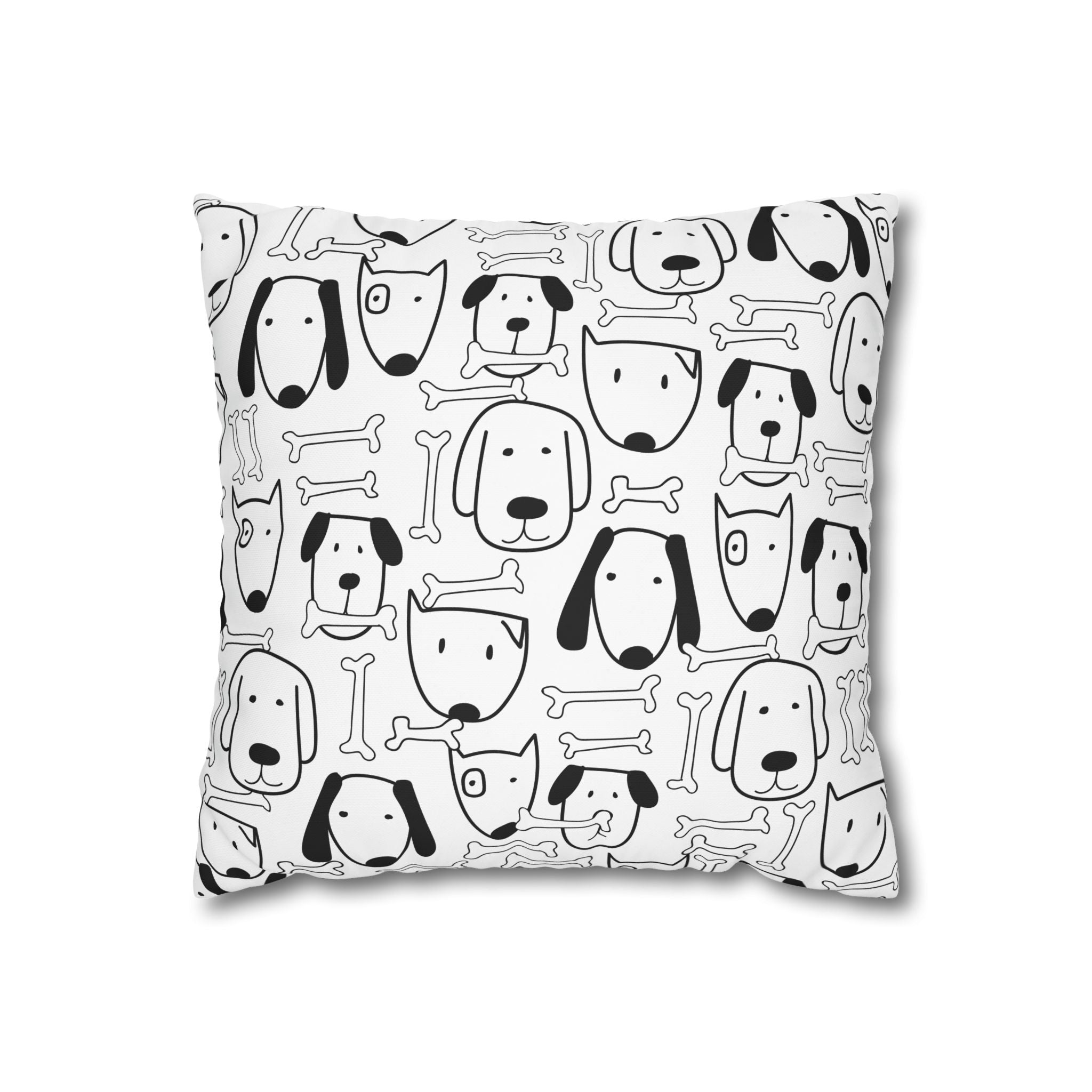 Cute Puppy Bone Pillowcase - Kids'