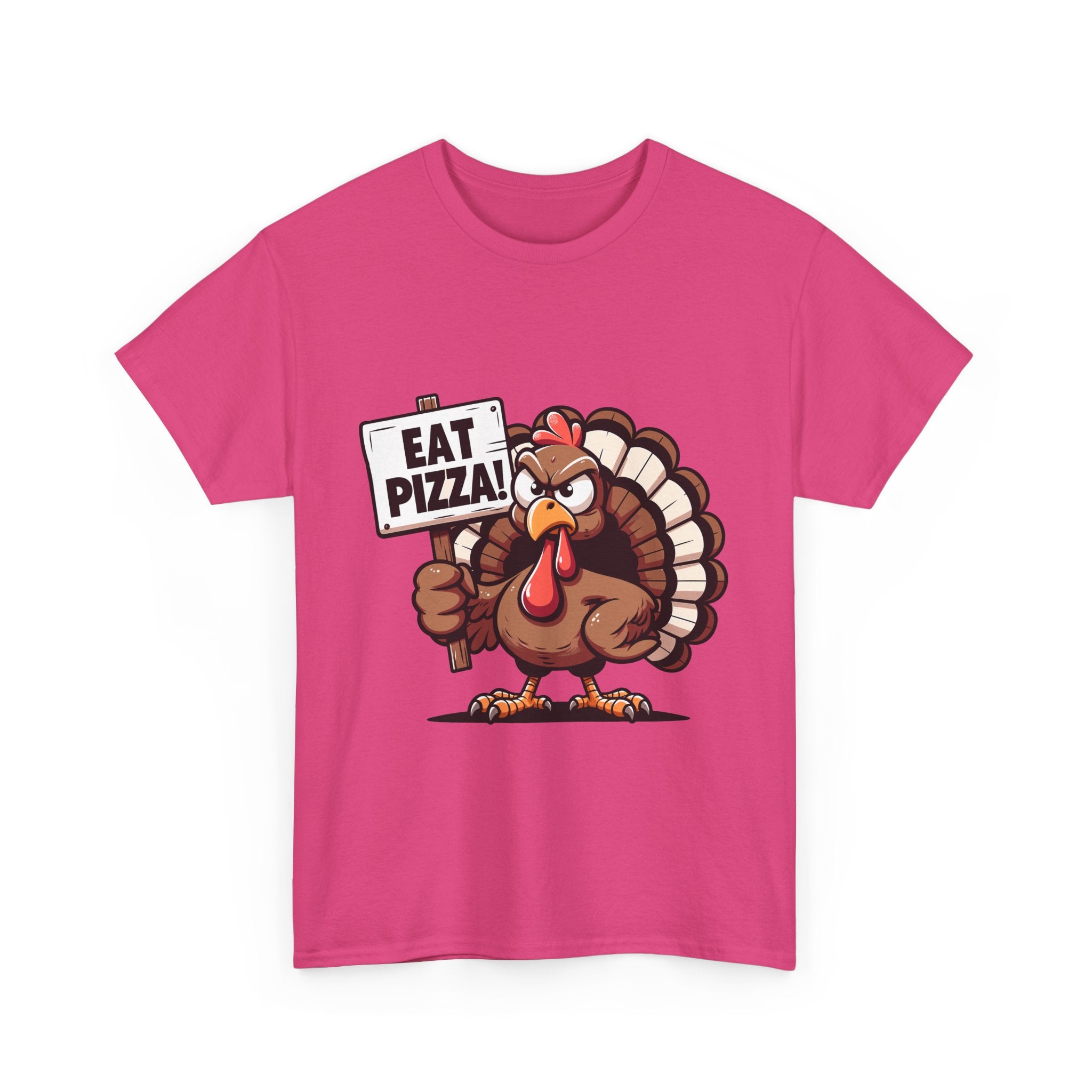 Angry Turkey Pizza Thanksgiving T-Shirt