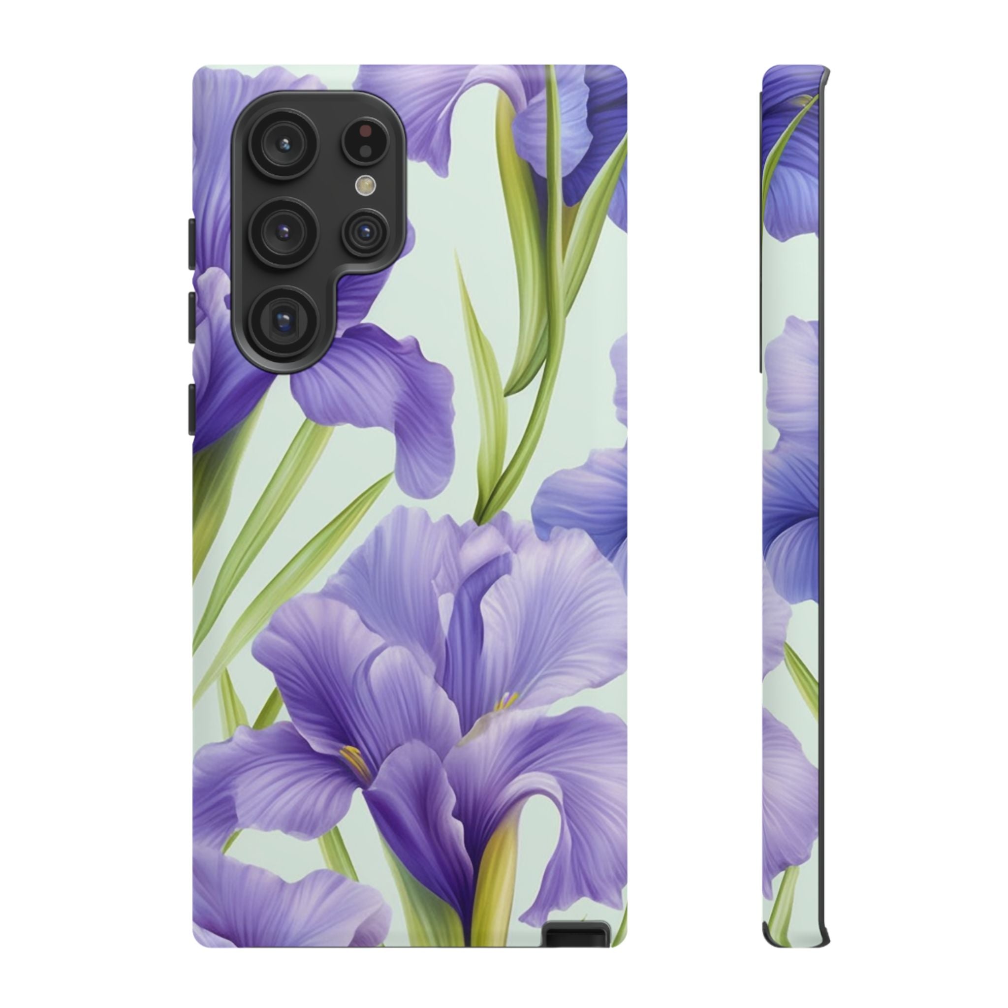 Elegant Purple Iris Samsung Phone Case