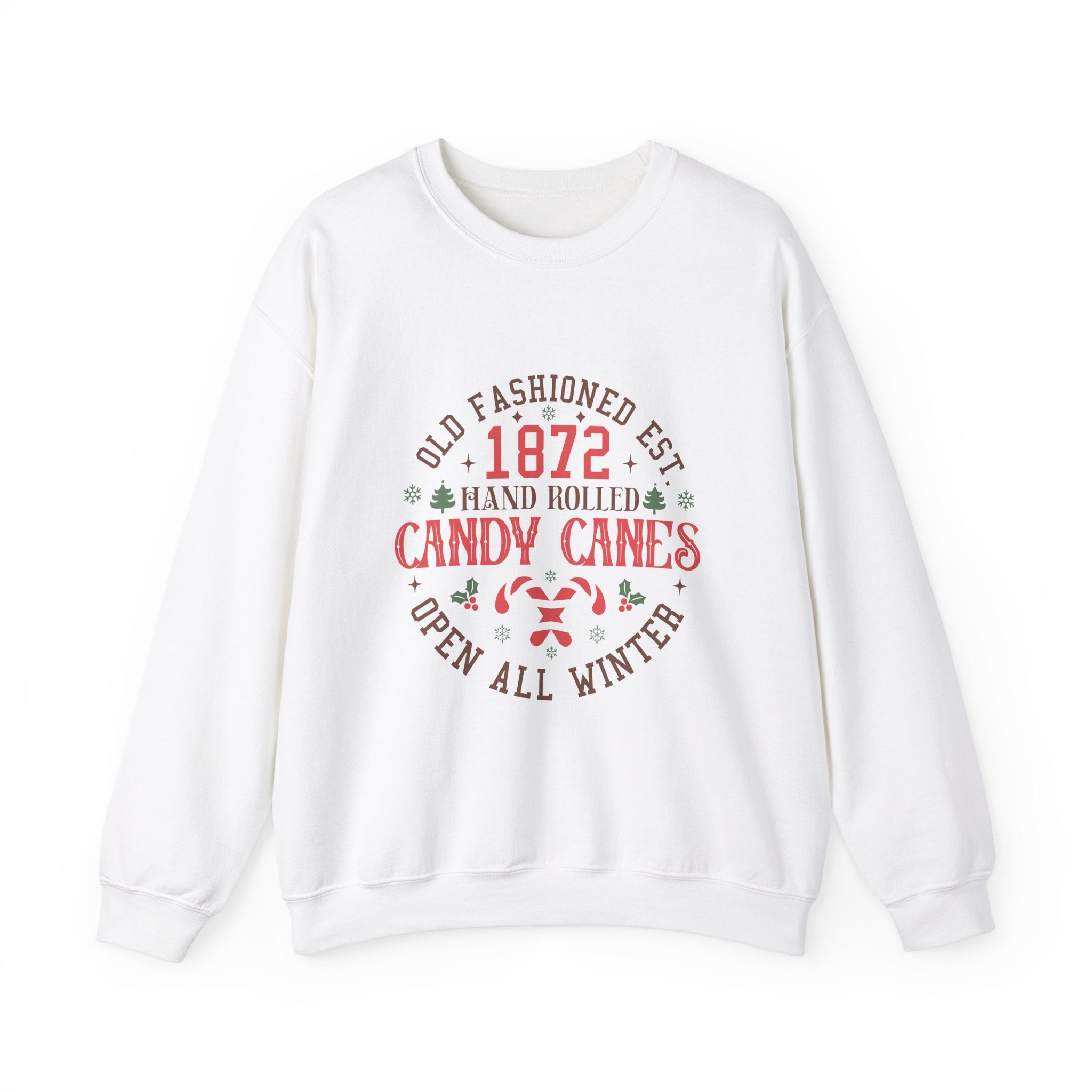 Old Fashioned Candy Canes Christmas Sweatshirt