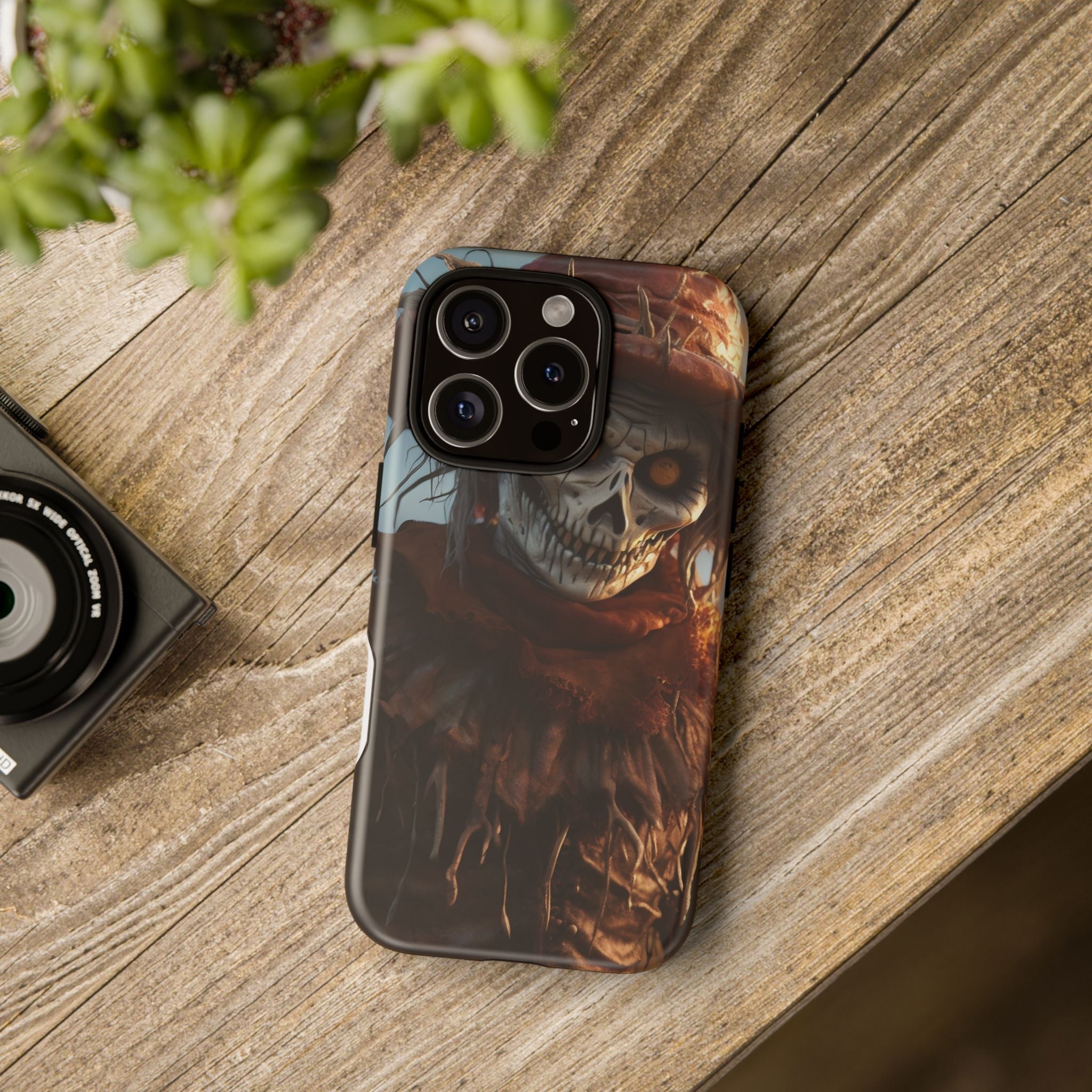 Creepy Scarecrow Hexagon iPhone Case