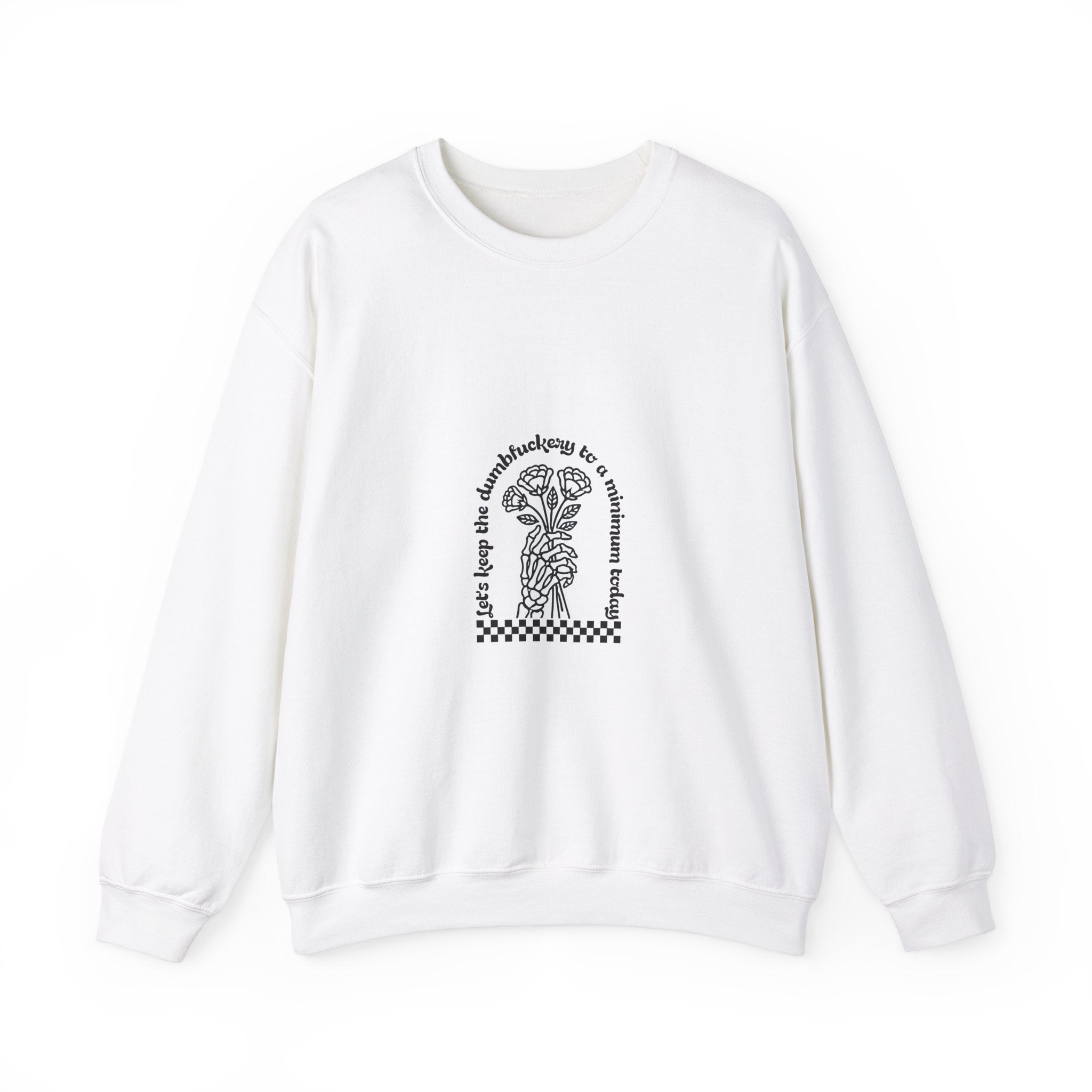 Skeletal Rose Sweatshirt - Keep it Minimal