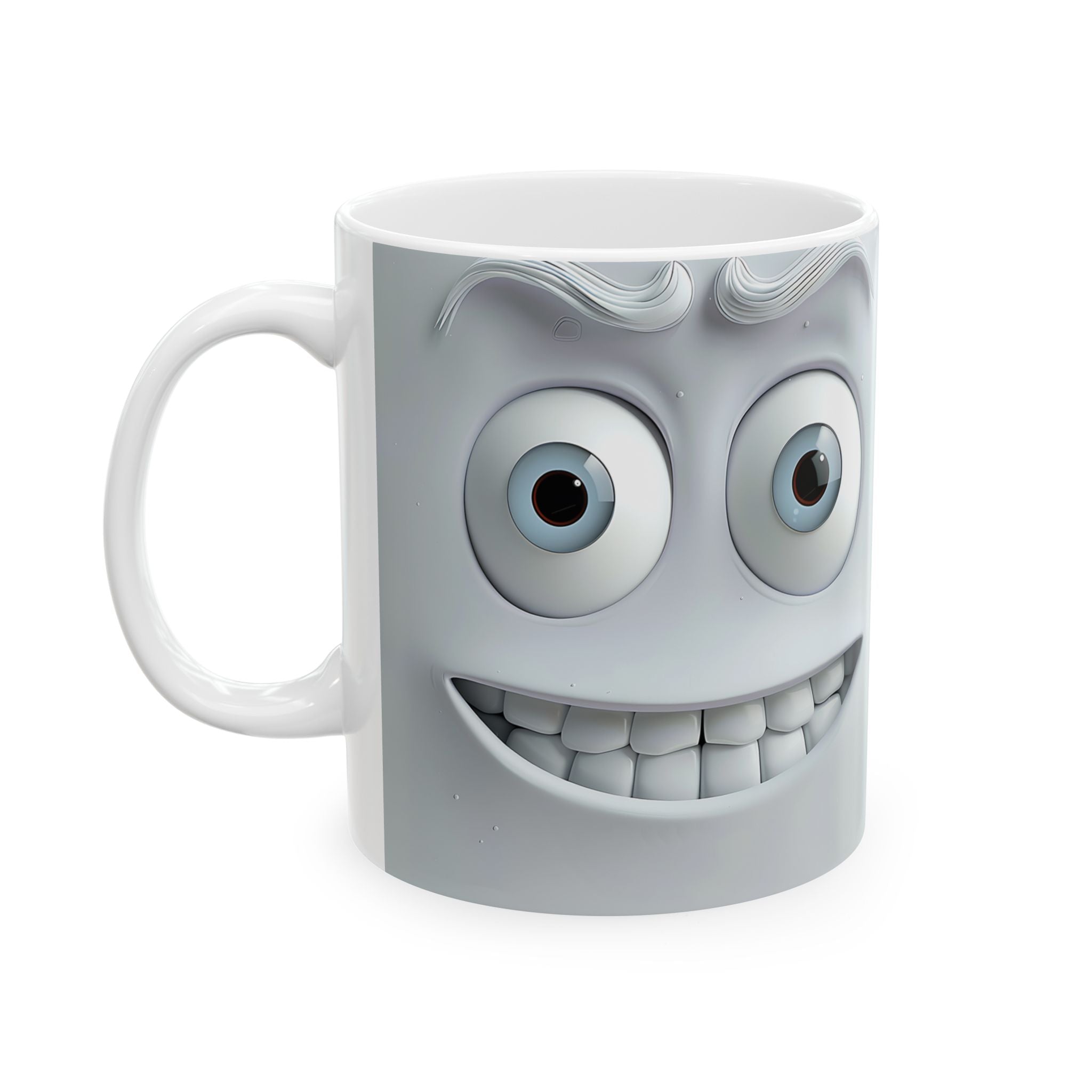 Smiling Face Mugs - Set of 2