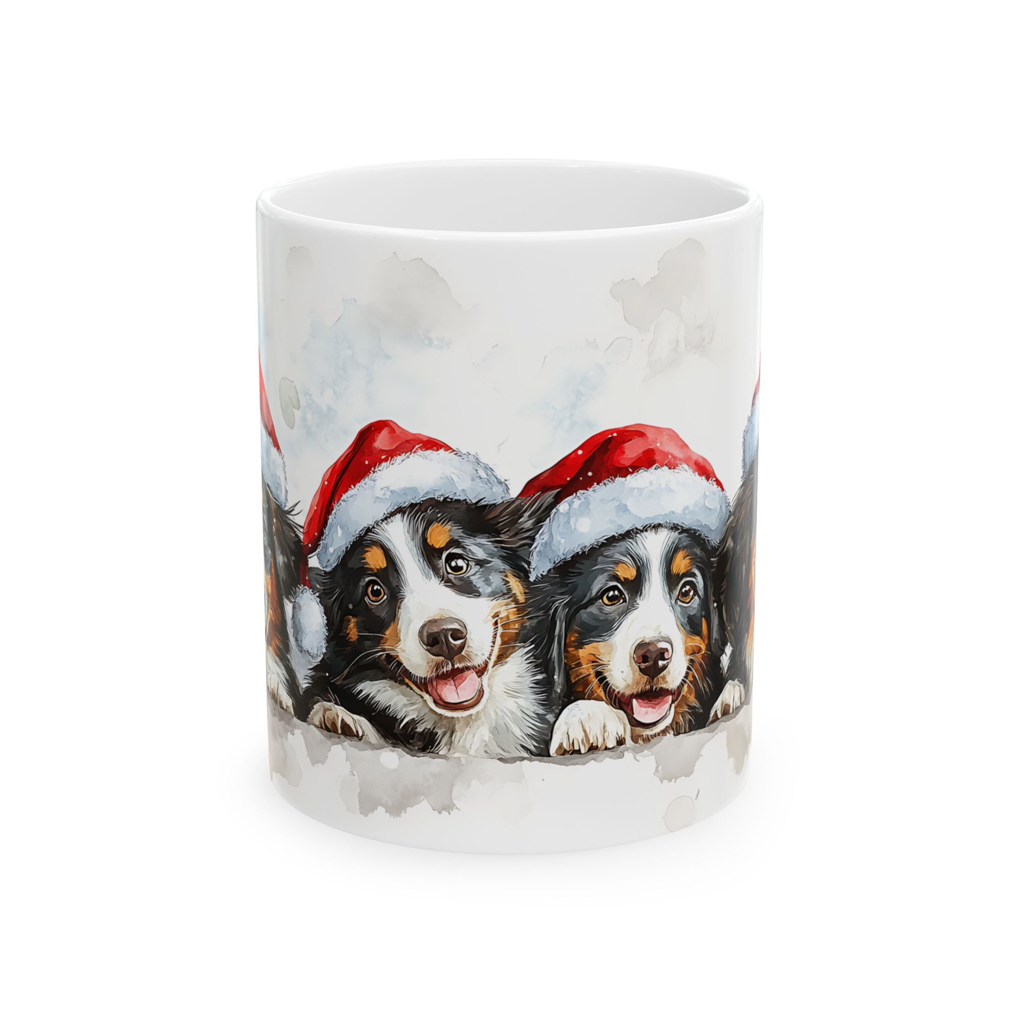 Bernese Mountain Dog Puppy Christmas Mug