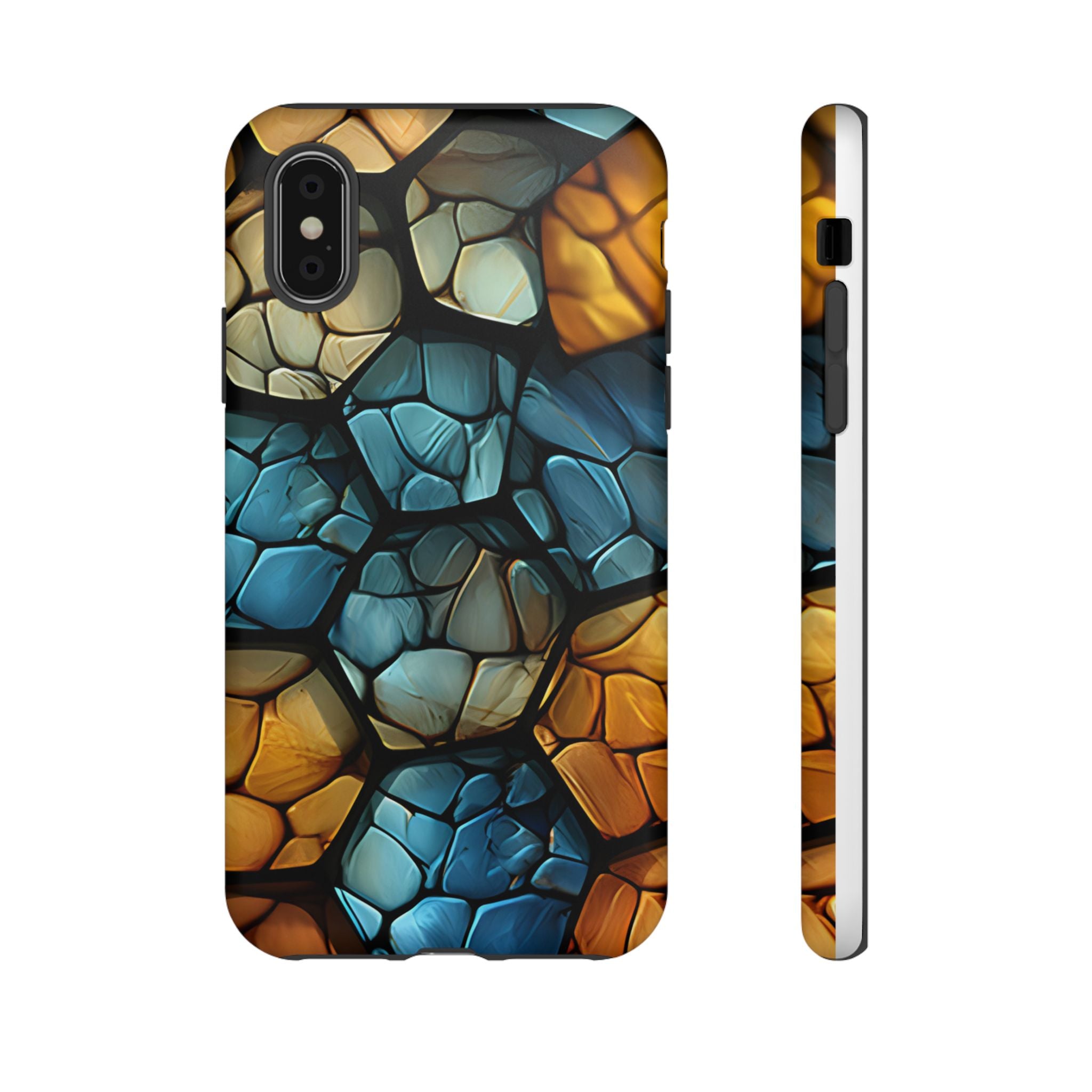 Abstract Stone Mosaic iPhone Case