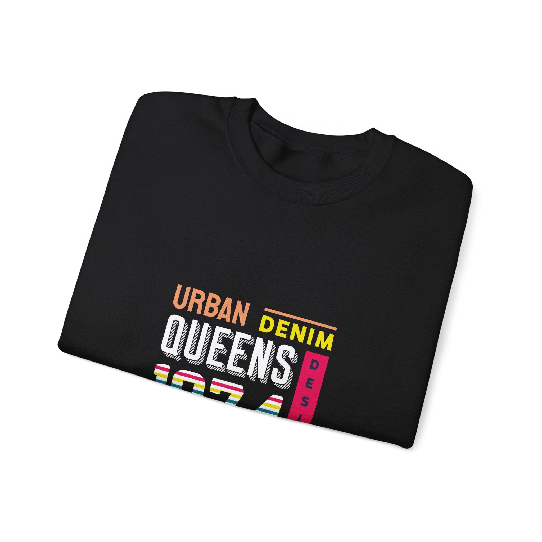 Queens 1974 Urban Denim Sweatshirt