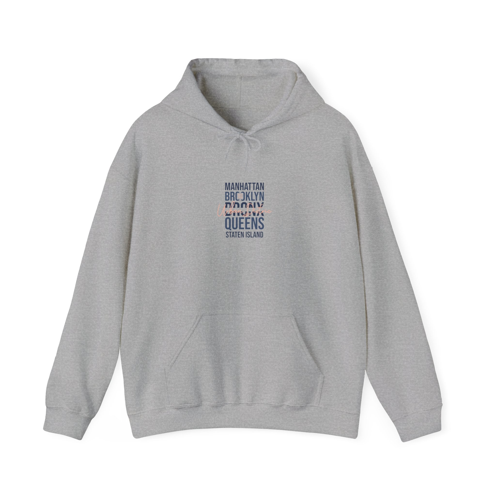 NYC Boroughs Hoodie: Manhattan to Staten Island