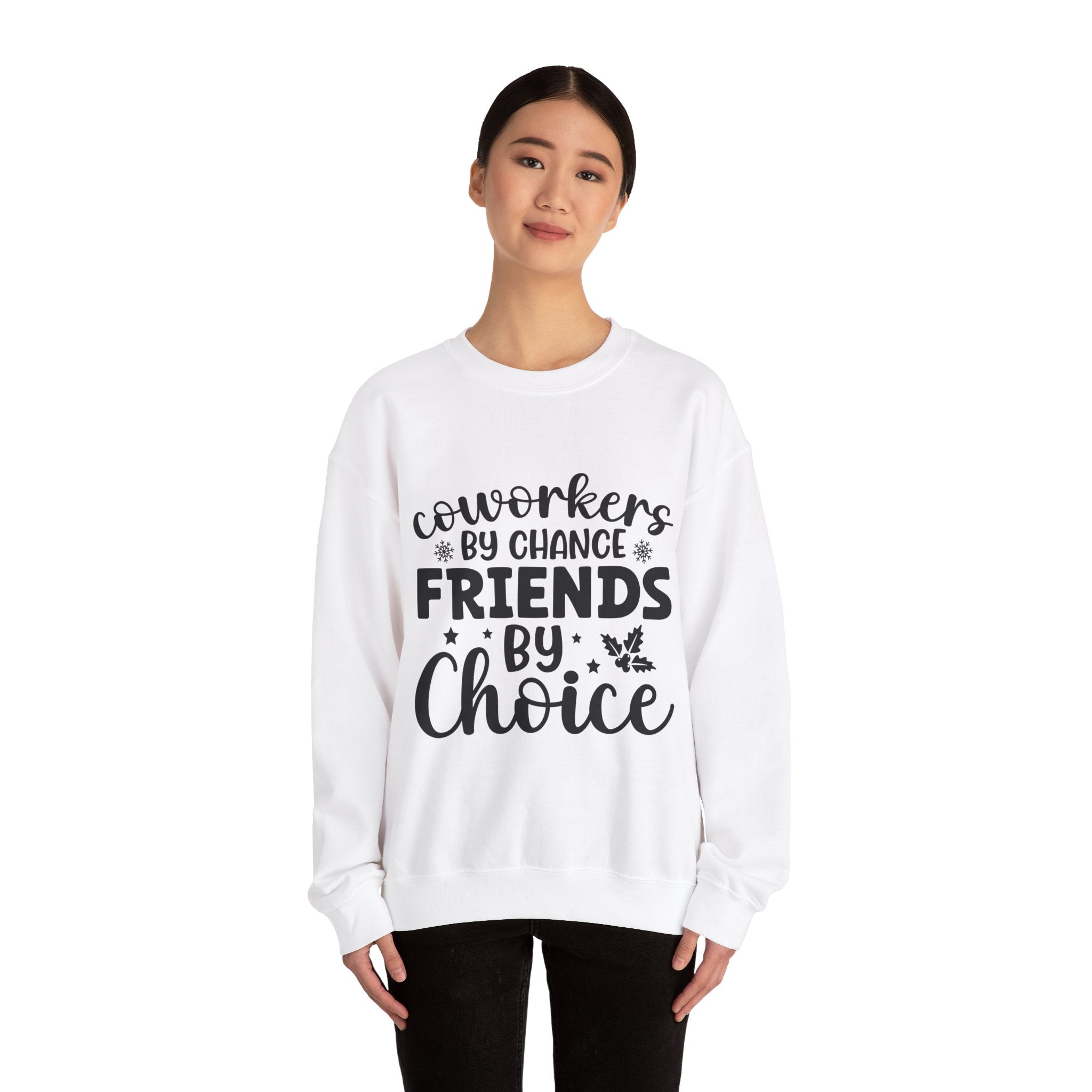 Coworkers: Friends By Choice Xmas Sweatshirt