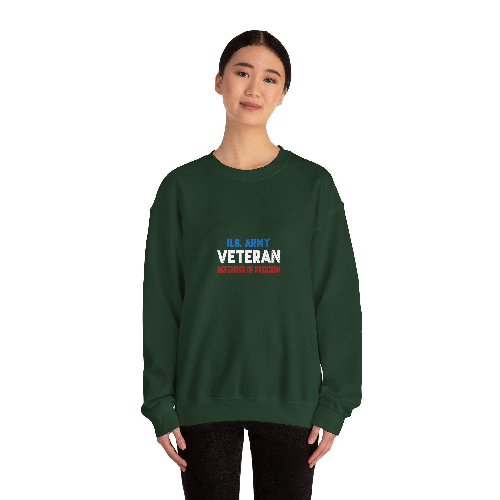 US Army Veteran Sweatshirt - Defender of Freedom