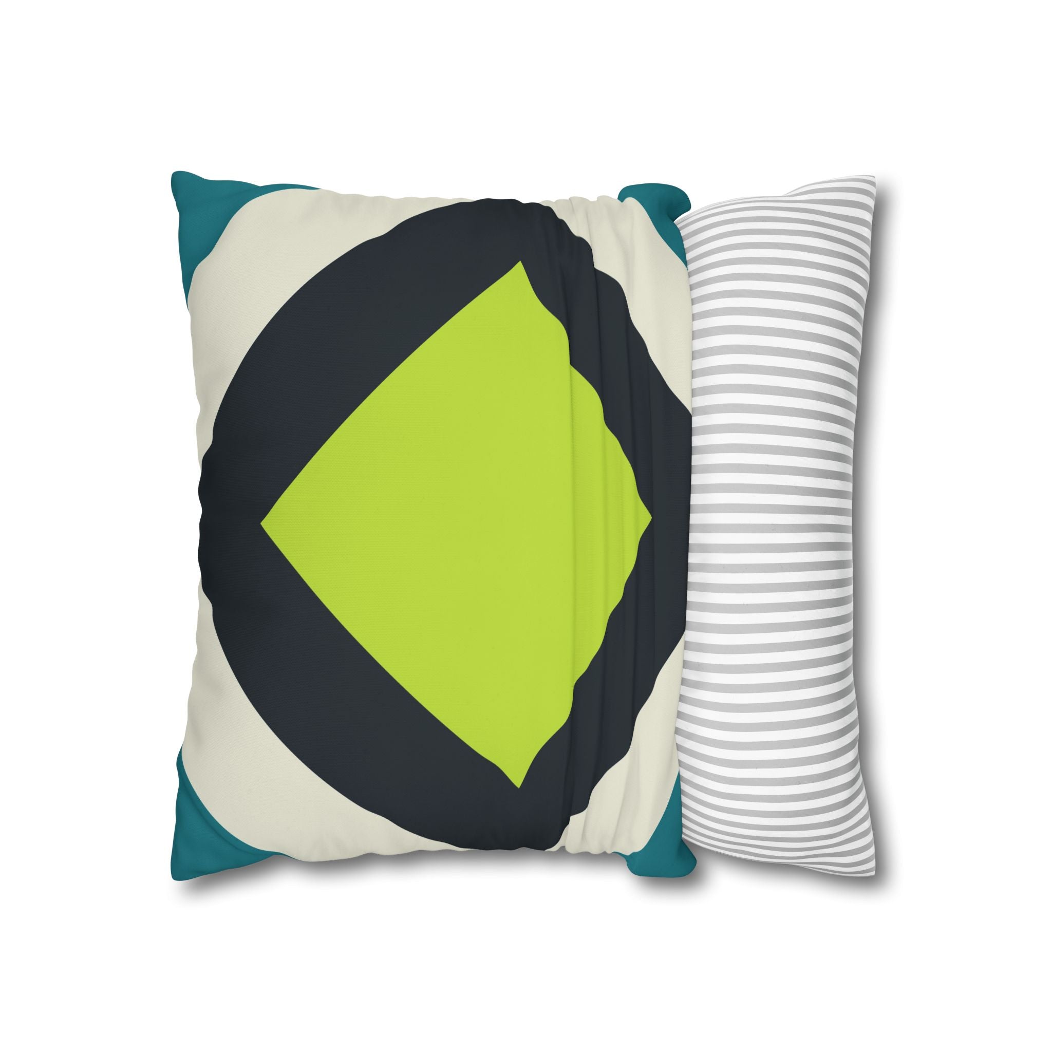 Geometric Diamond Pillowcase - Modern Art