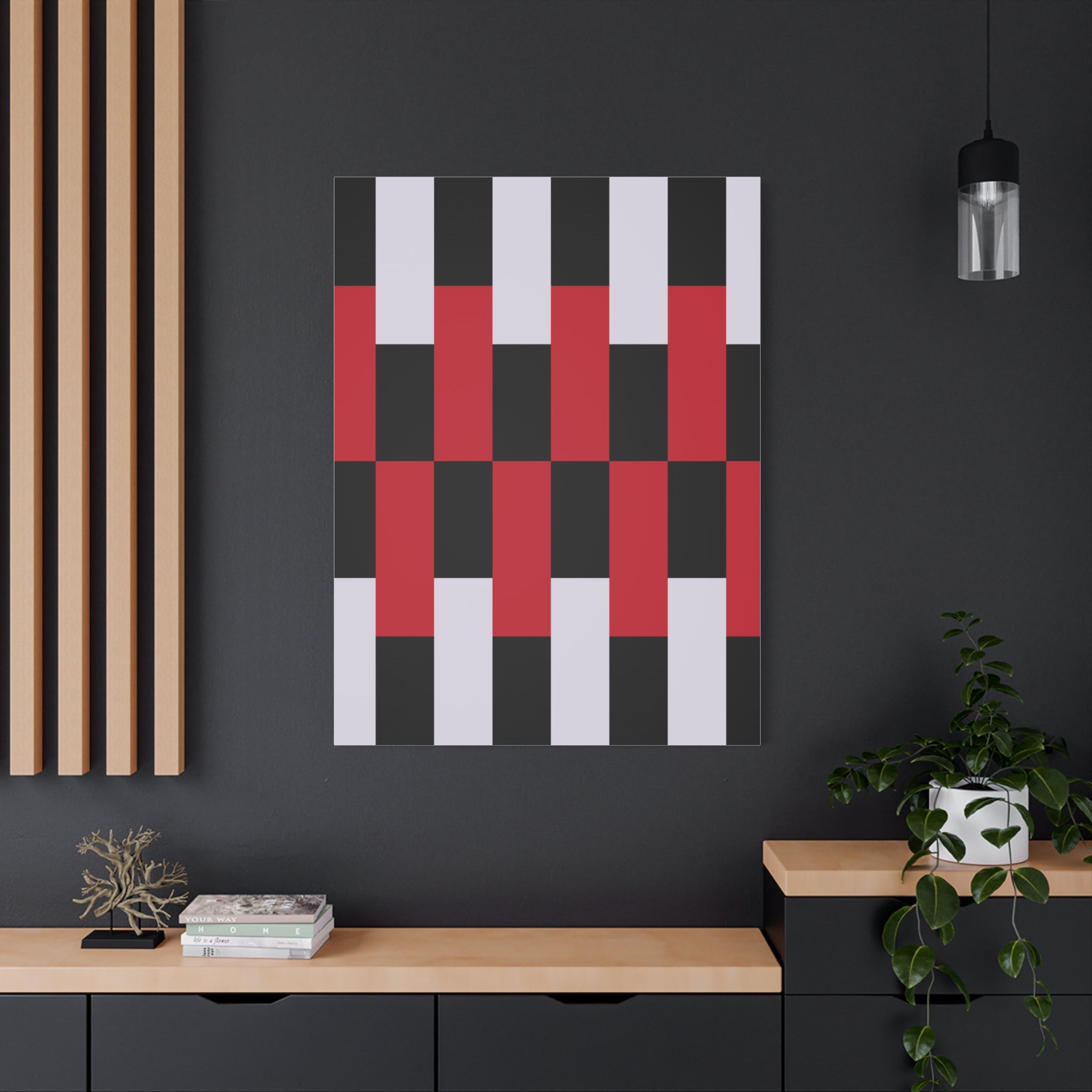 Abstract Geometric Canvas Art Print