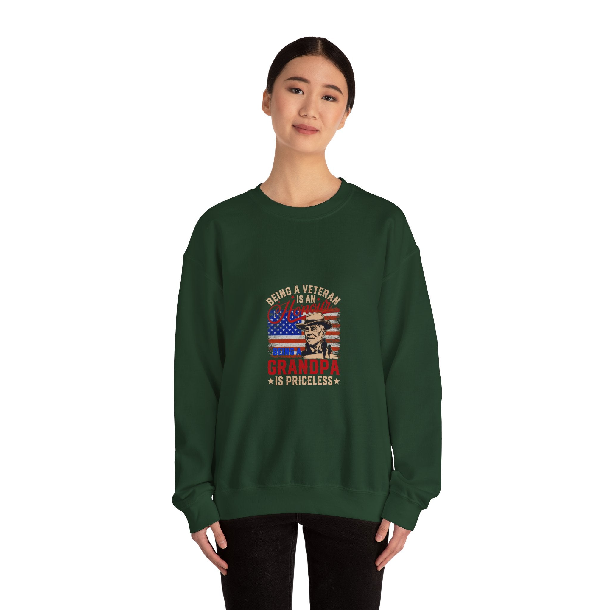 Veteran Grandpa: Honour & Priceless Sweatshirt