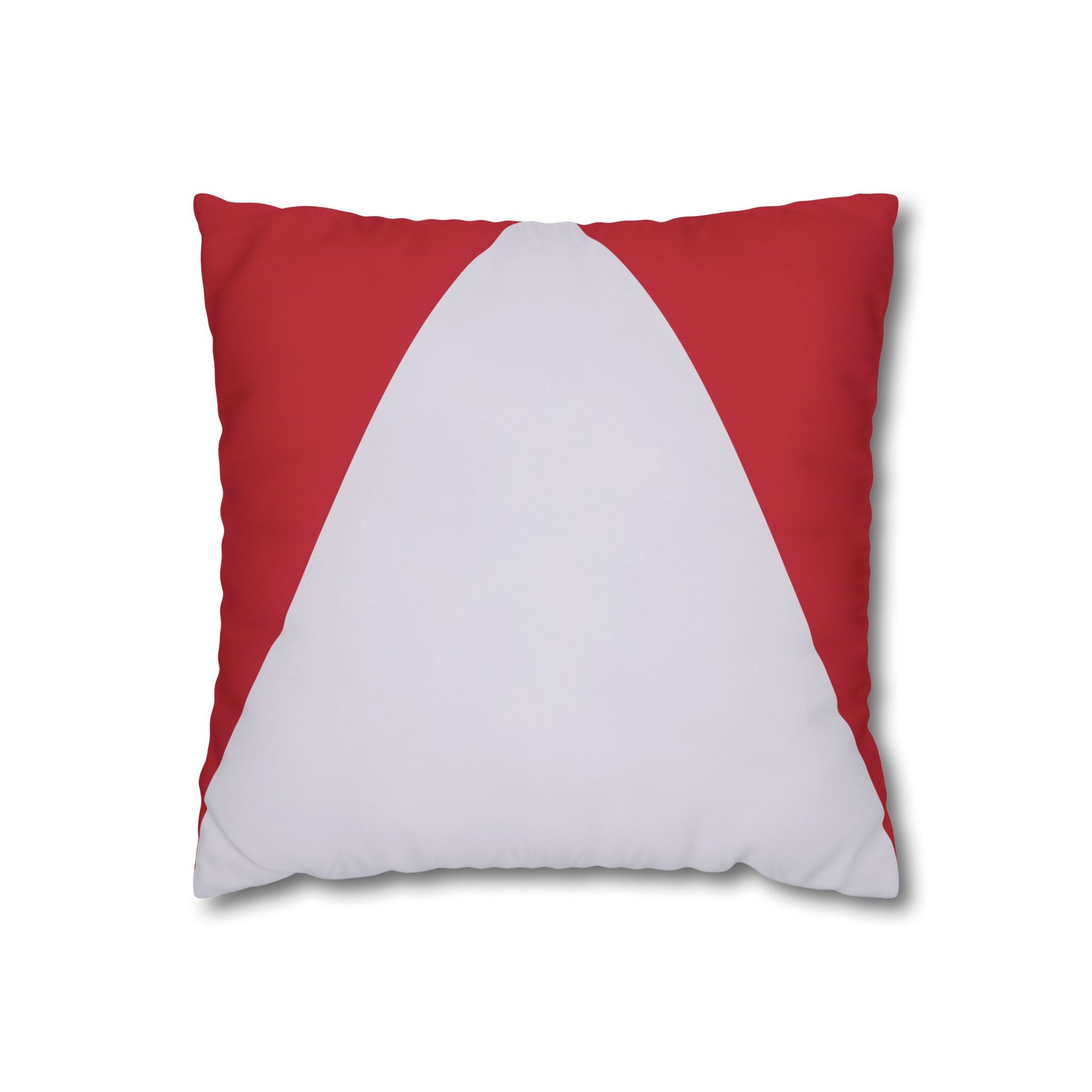 Geometric Crimson & Lavender Pillowcase