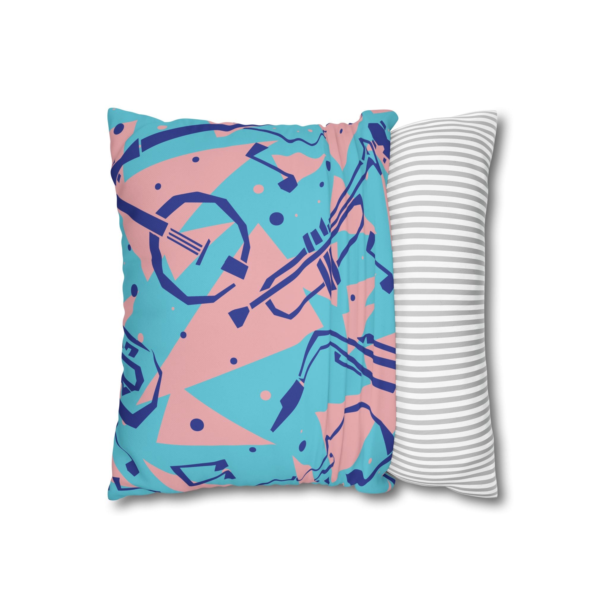 Retro Jazz Pillowcase - 80s Music Design