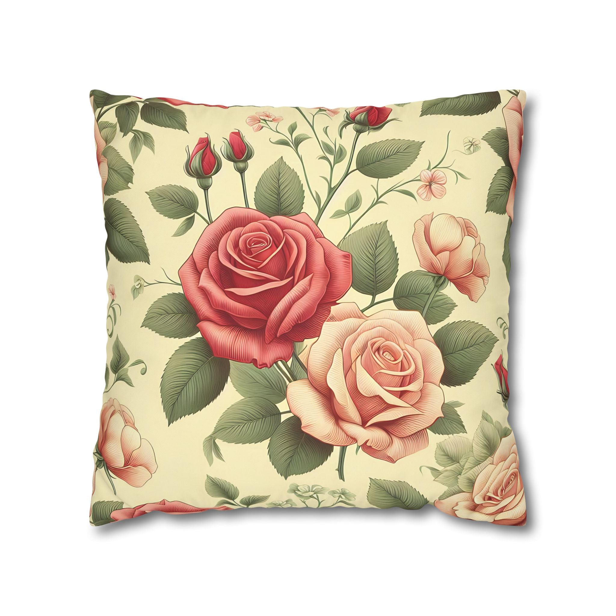 Vintage Rose Pillowcase - Floral Charm