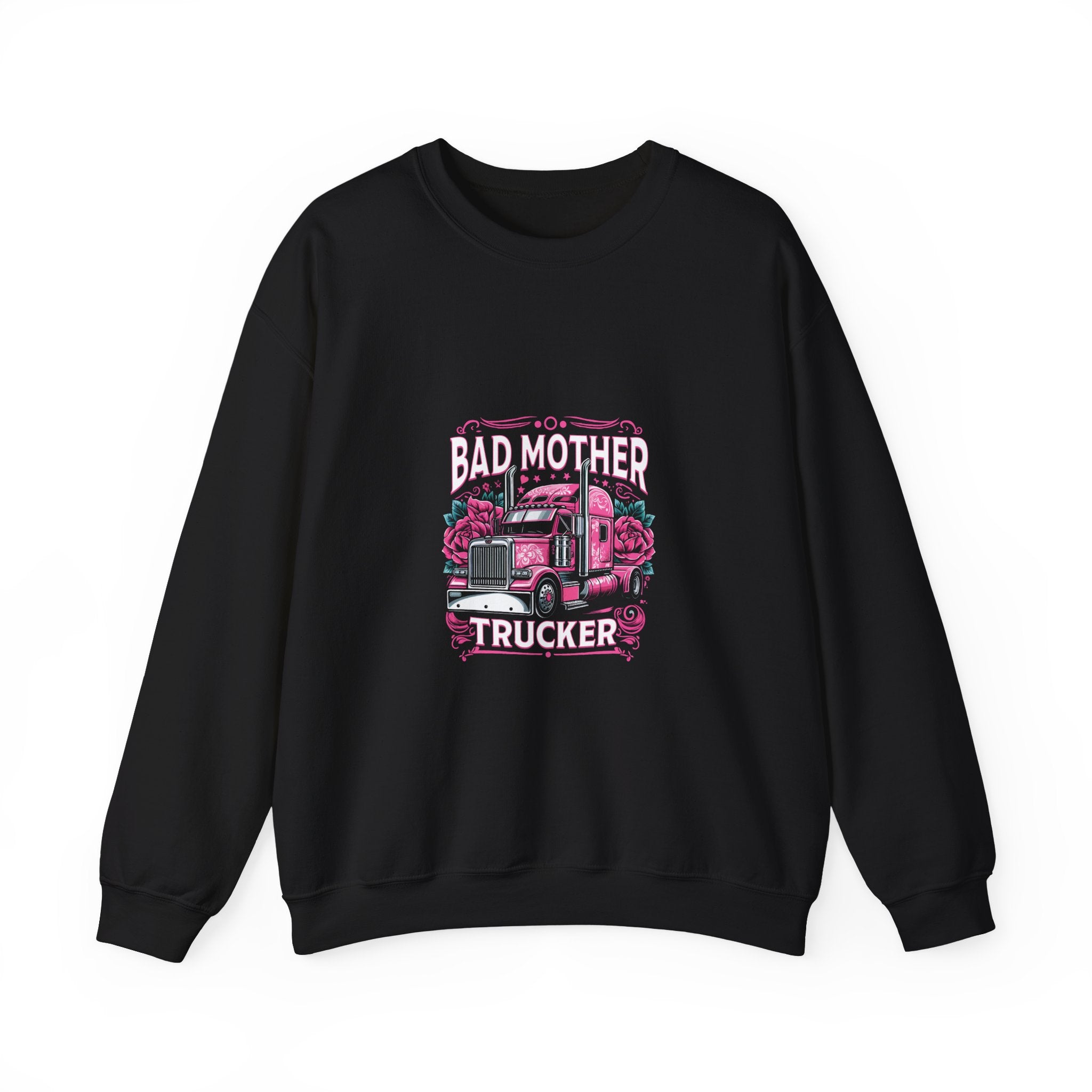 Bad Mother Trucker Floral Sweatshirt