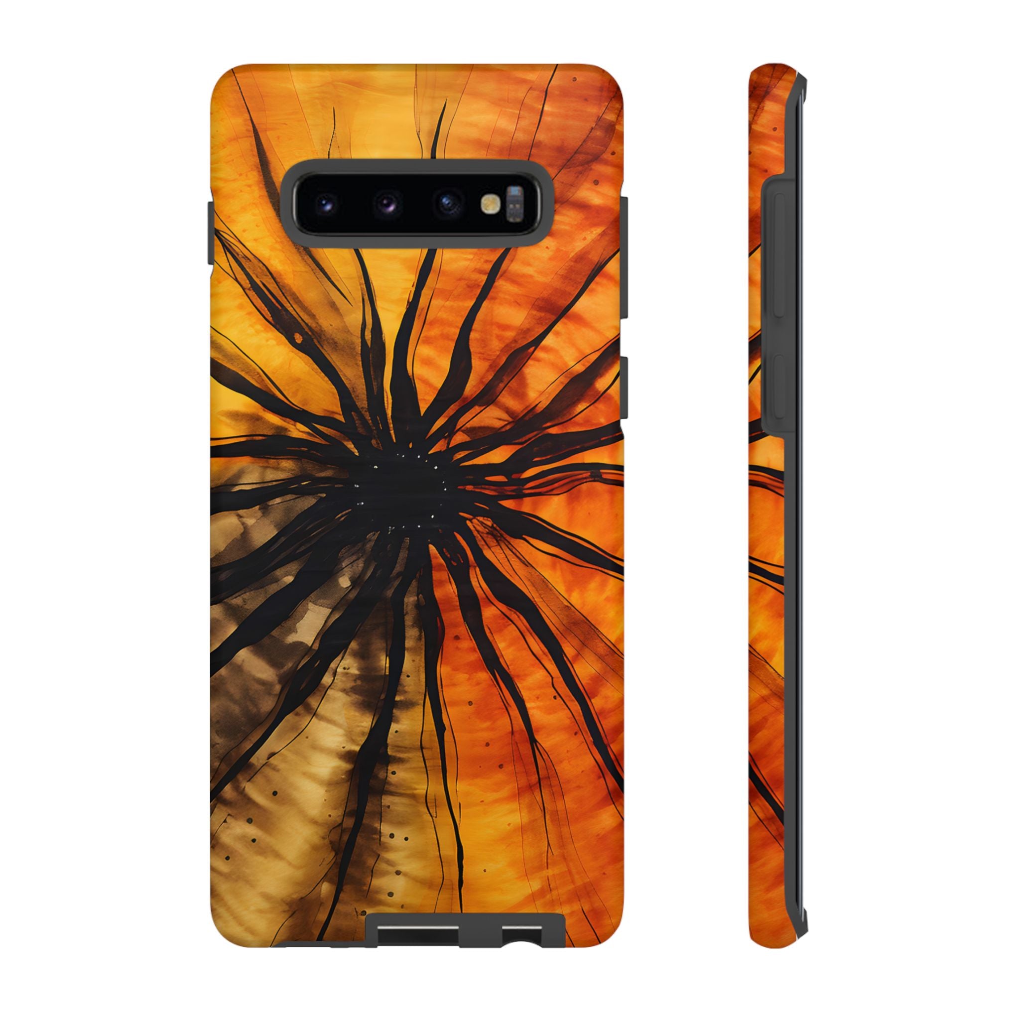 Fiery Sunburst Abstract Samsung Case