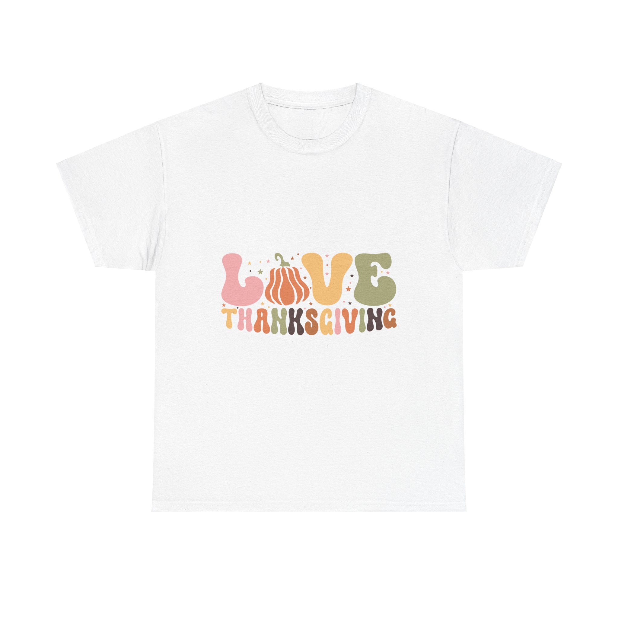 Retro Pastel Love Thanksgiving T-Shirt