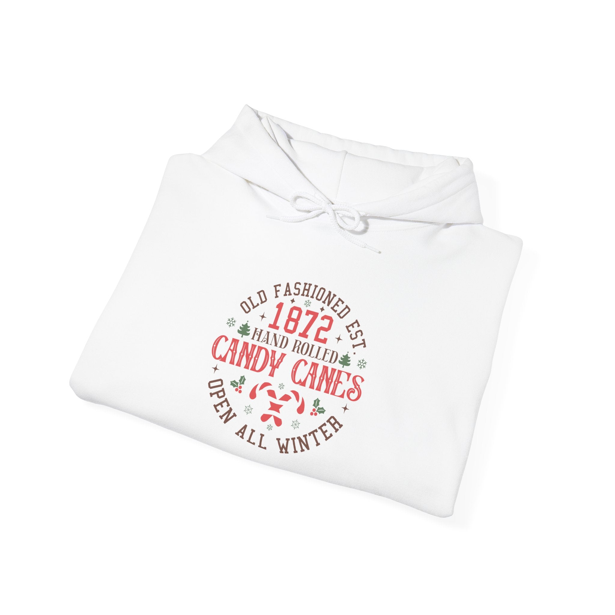 Old Fashioned 1872 Candy Canes Christmas Hoodie