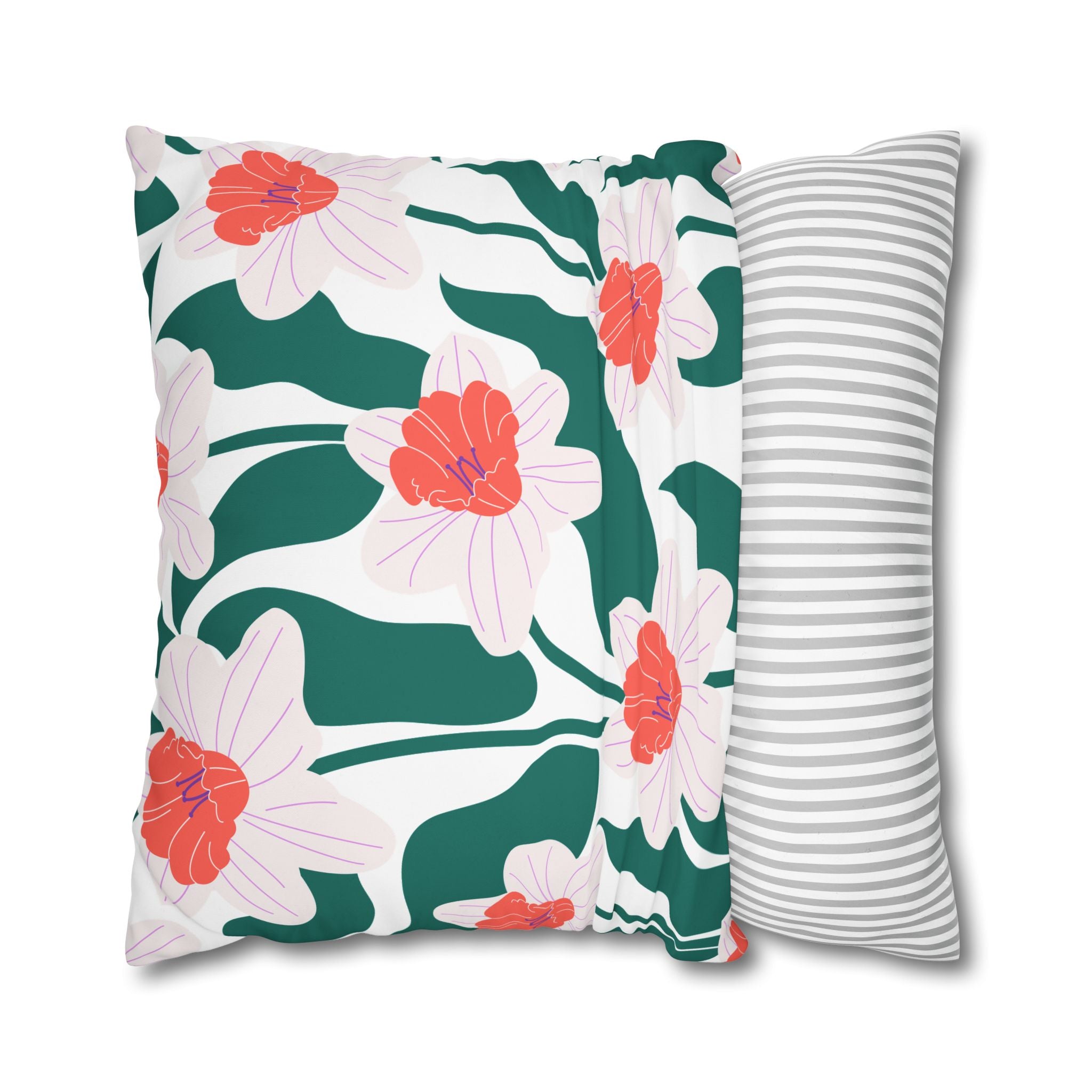 Daffodil Pillowcase - Modern Floral Design