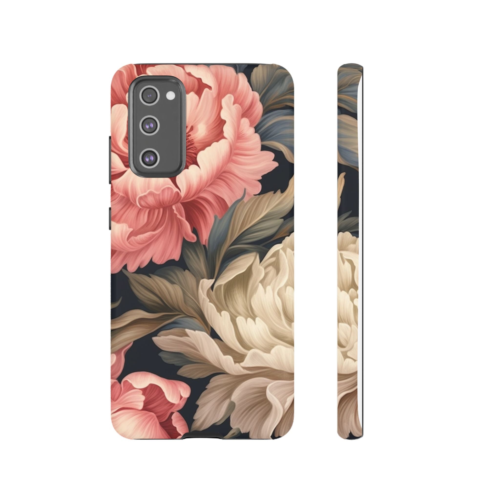 Blush Peony Floral Samsung Phone Case