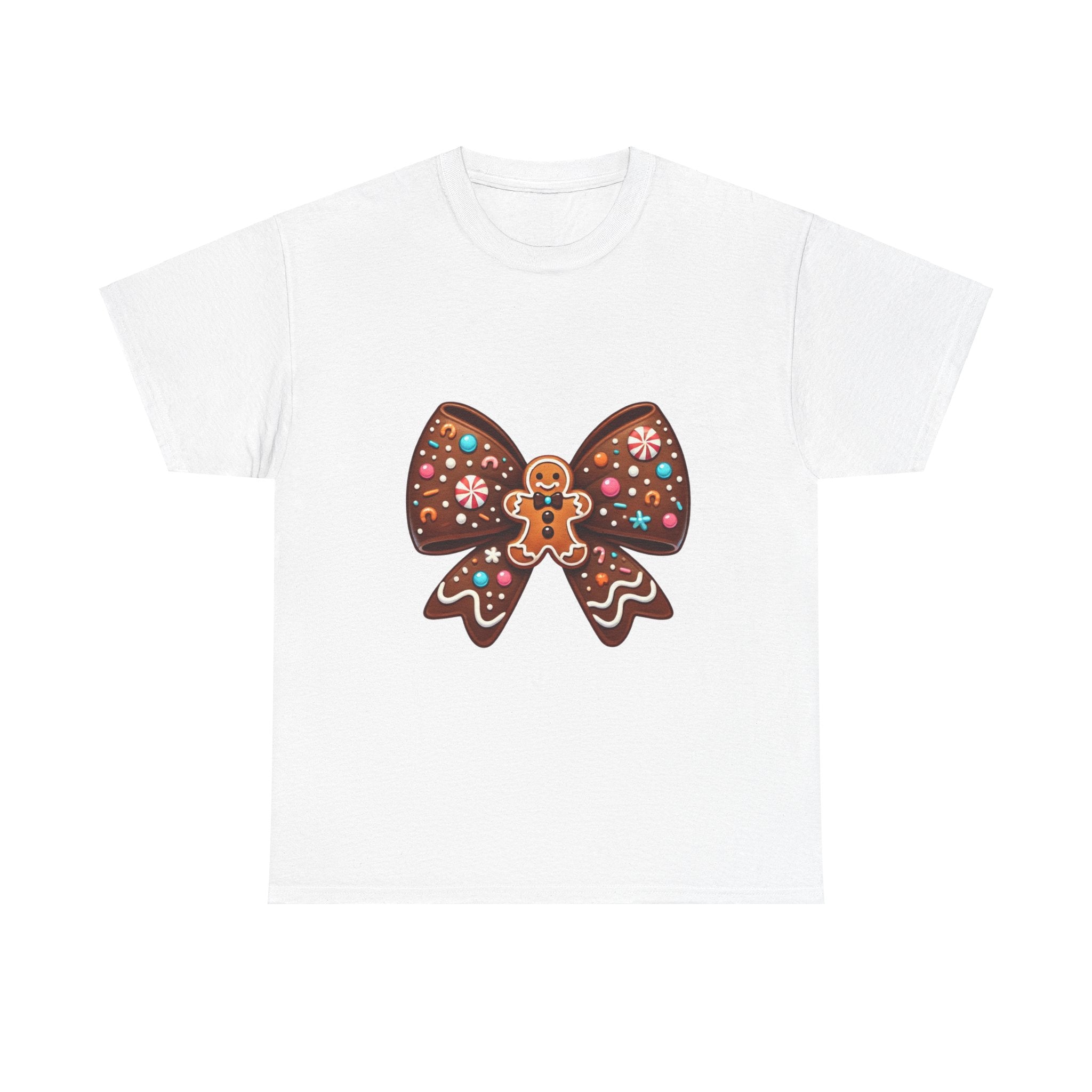 Gingerbread Bow Christmas T-Shirt