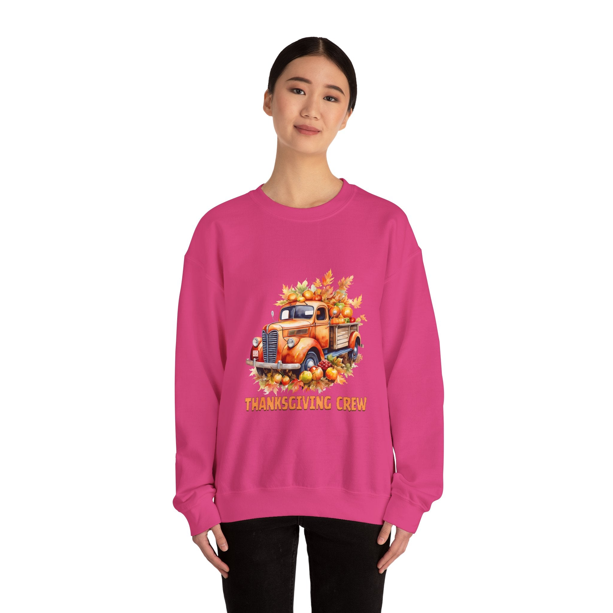 Thanksgiving Crew Harvest Truck Sweatshirt