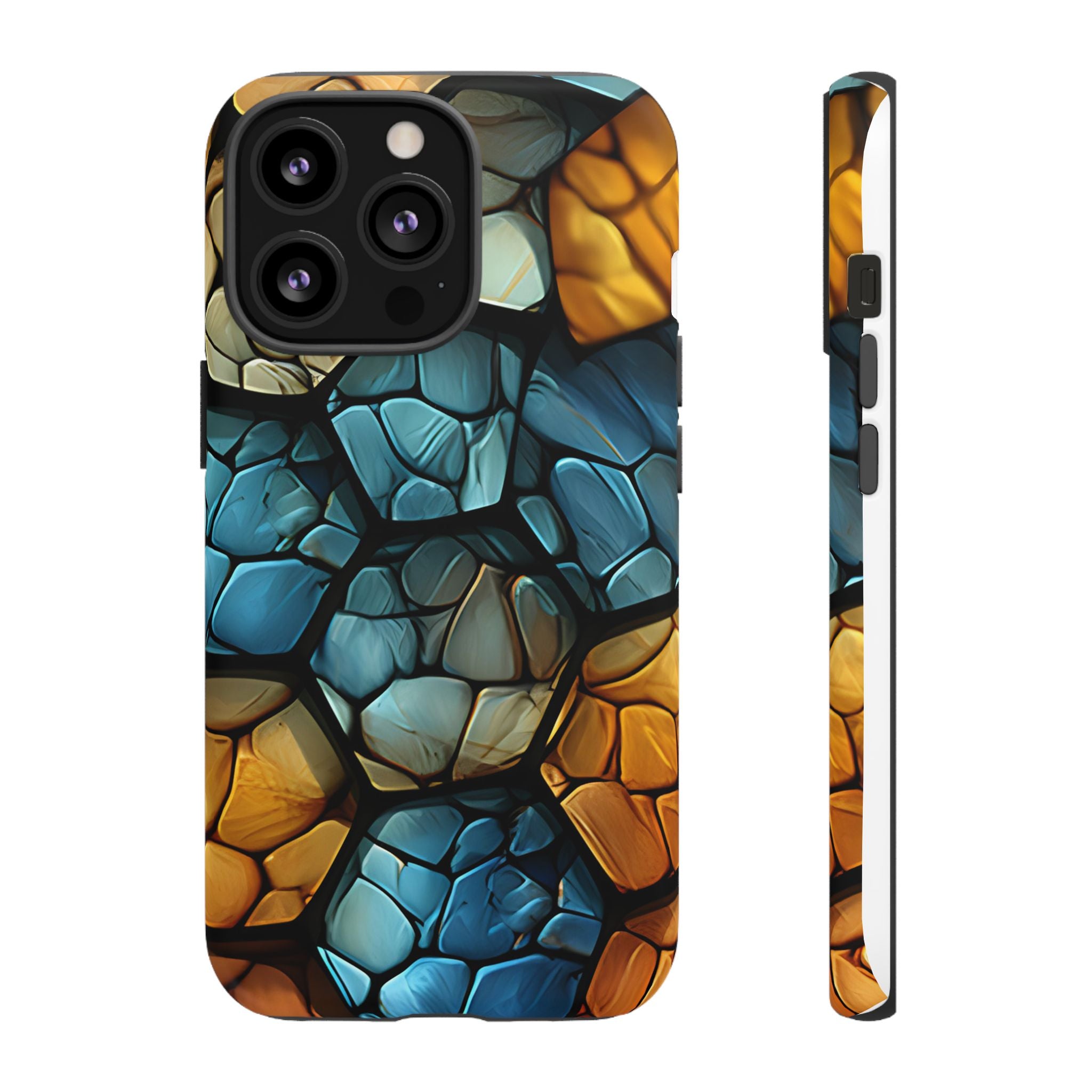 Abstract Stone Mosaic iPhone Case